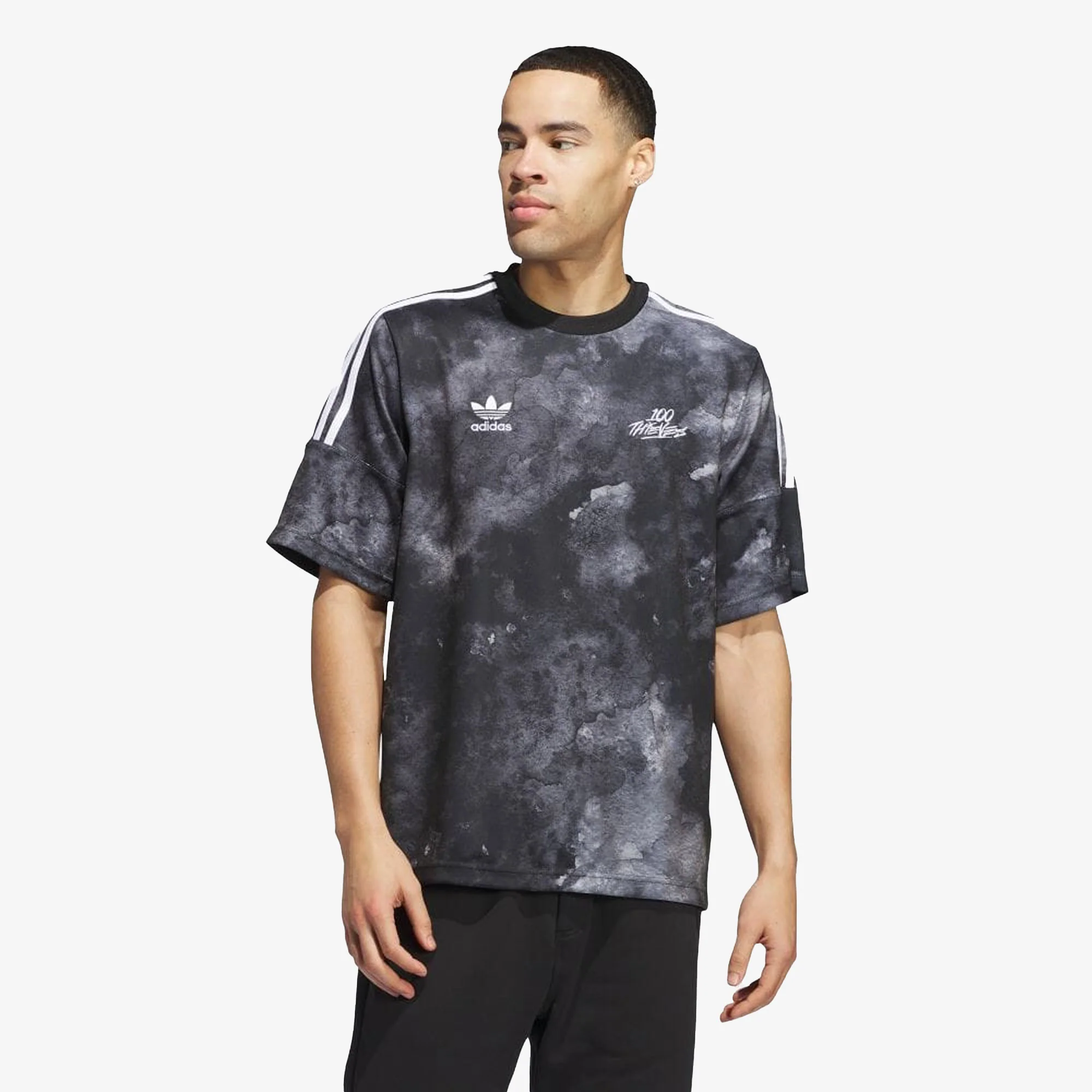 Adidas Originals | 100 THIEVES JERSEY { BLACK