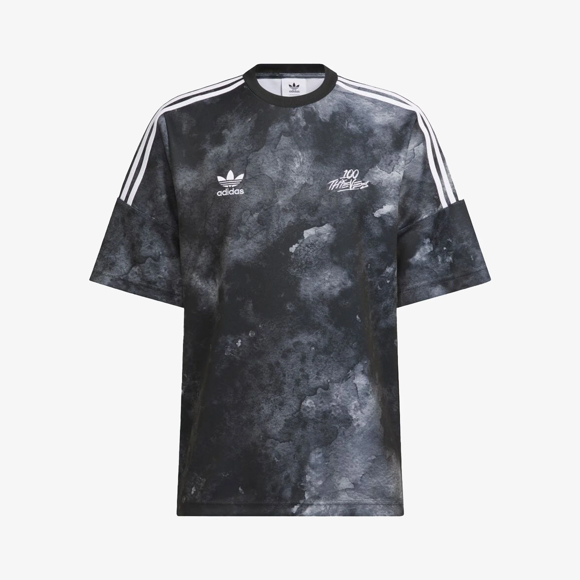 Adidas Originals | 100 THIEVES JERSEY { BLACK - Image 6