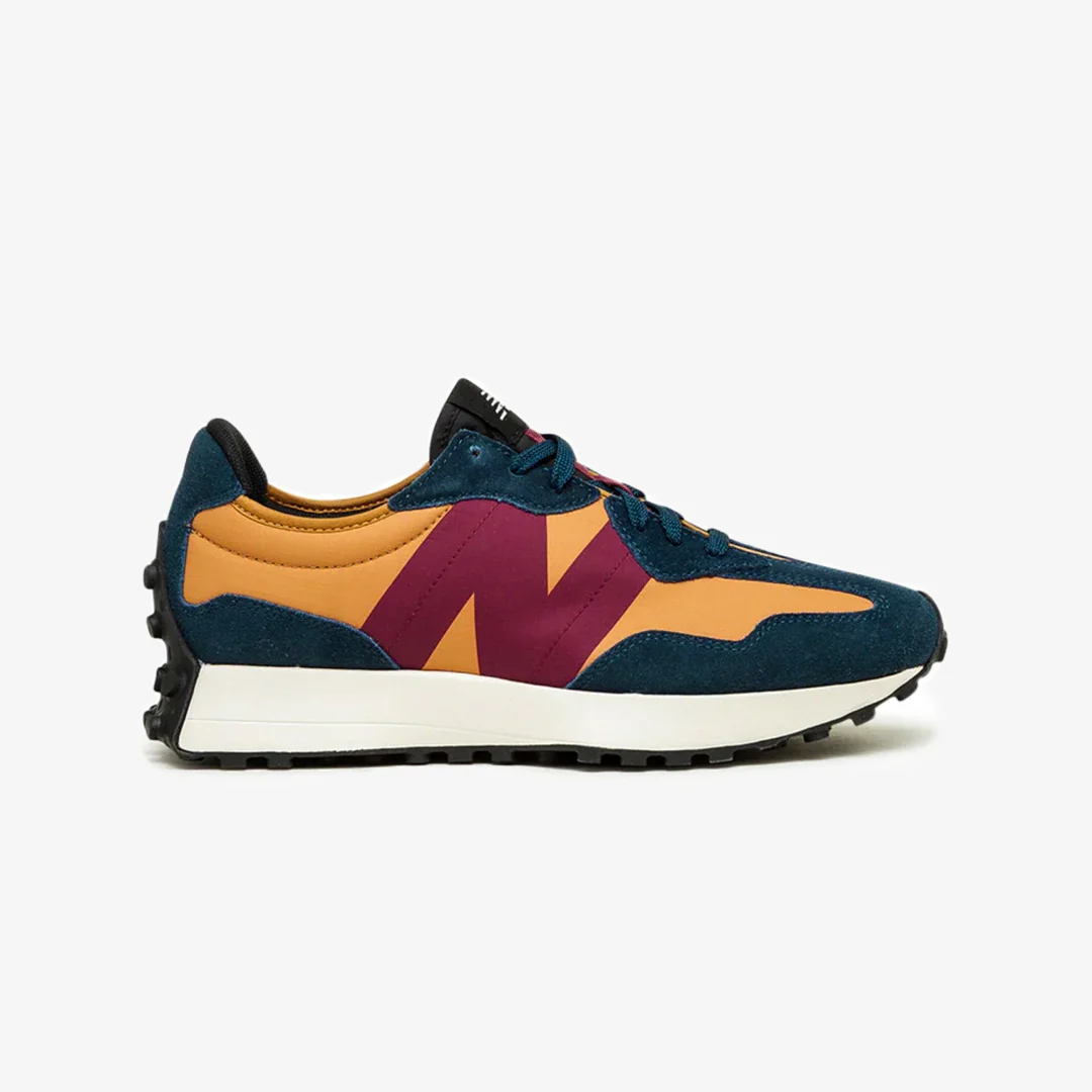 New Balance | 327 NATURAL INDIGO { BLUE/ORANGE