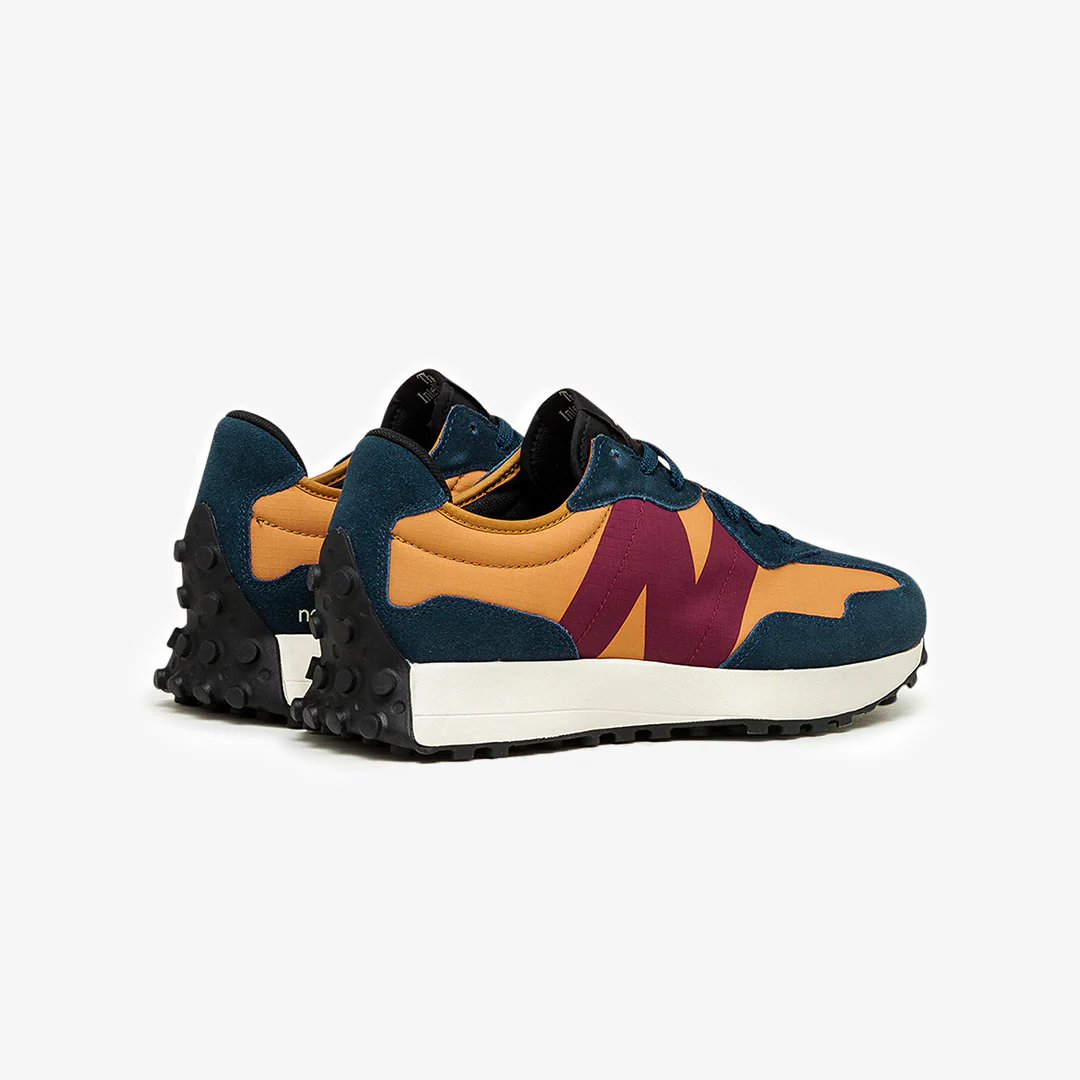 New Balance | 327 NATURAL INDIGO { BLUE/ORANGE - Image 3