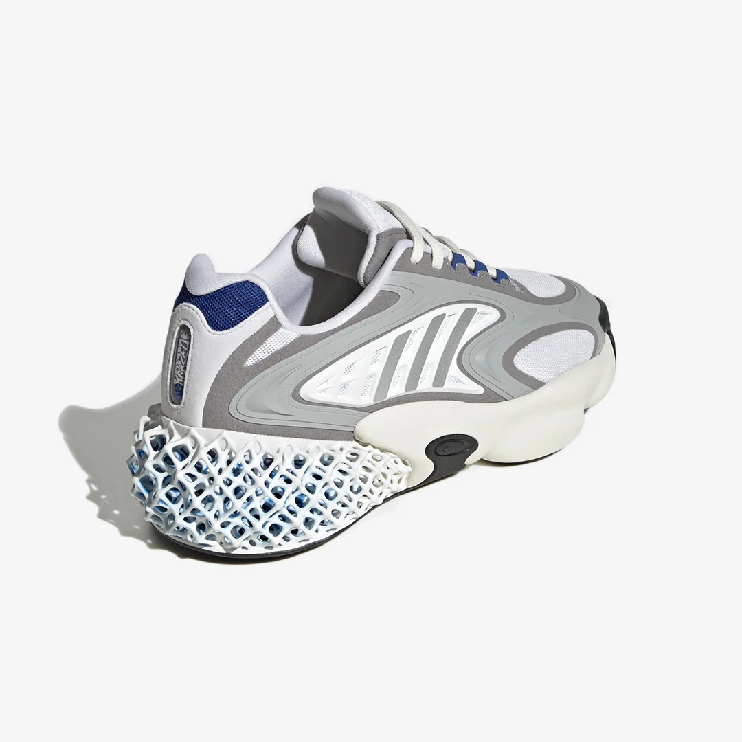 Adidas Originals | 4D KRAZED  { CLOUD WHITE/SILVER METALLIC - Image 3