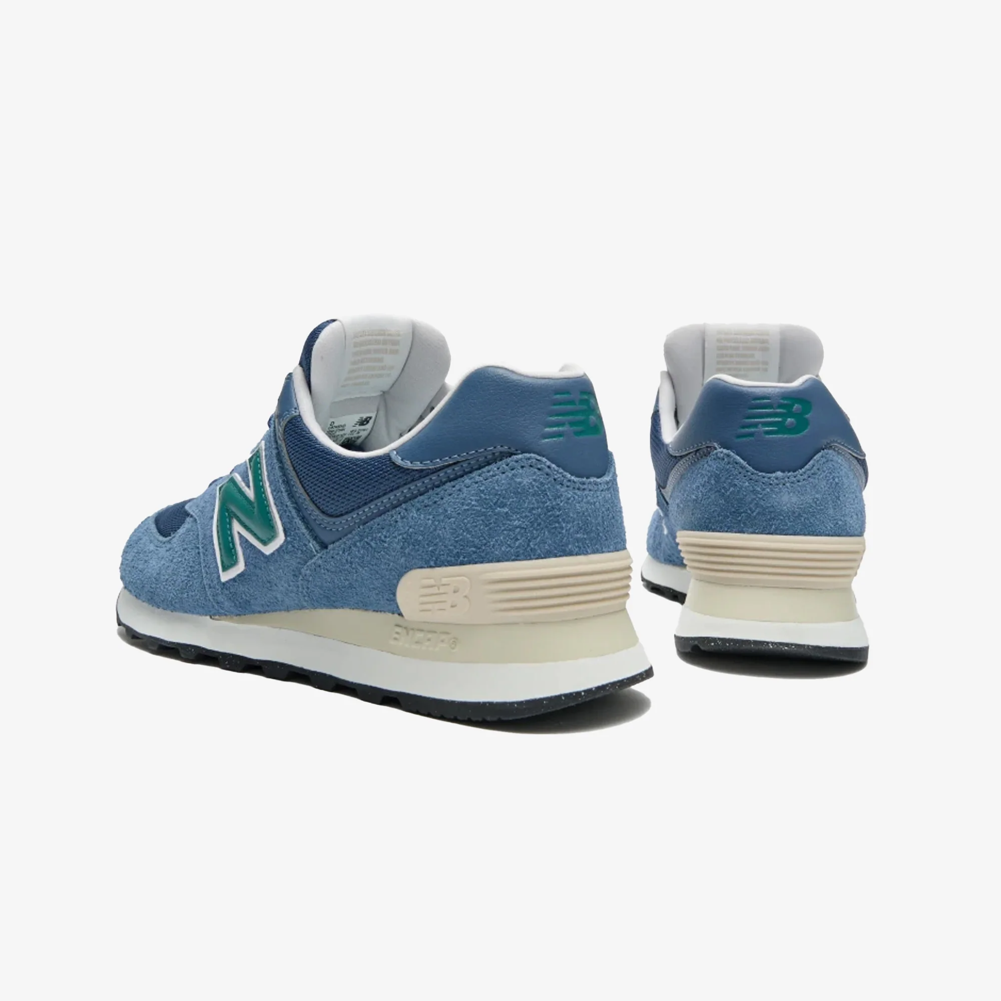 New Balance | 574  { NAVY/GREEN - Image 3