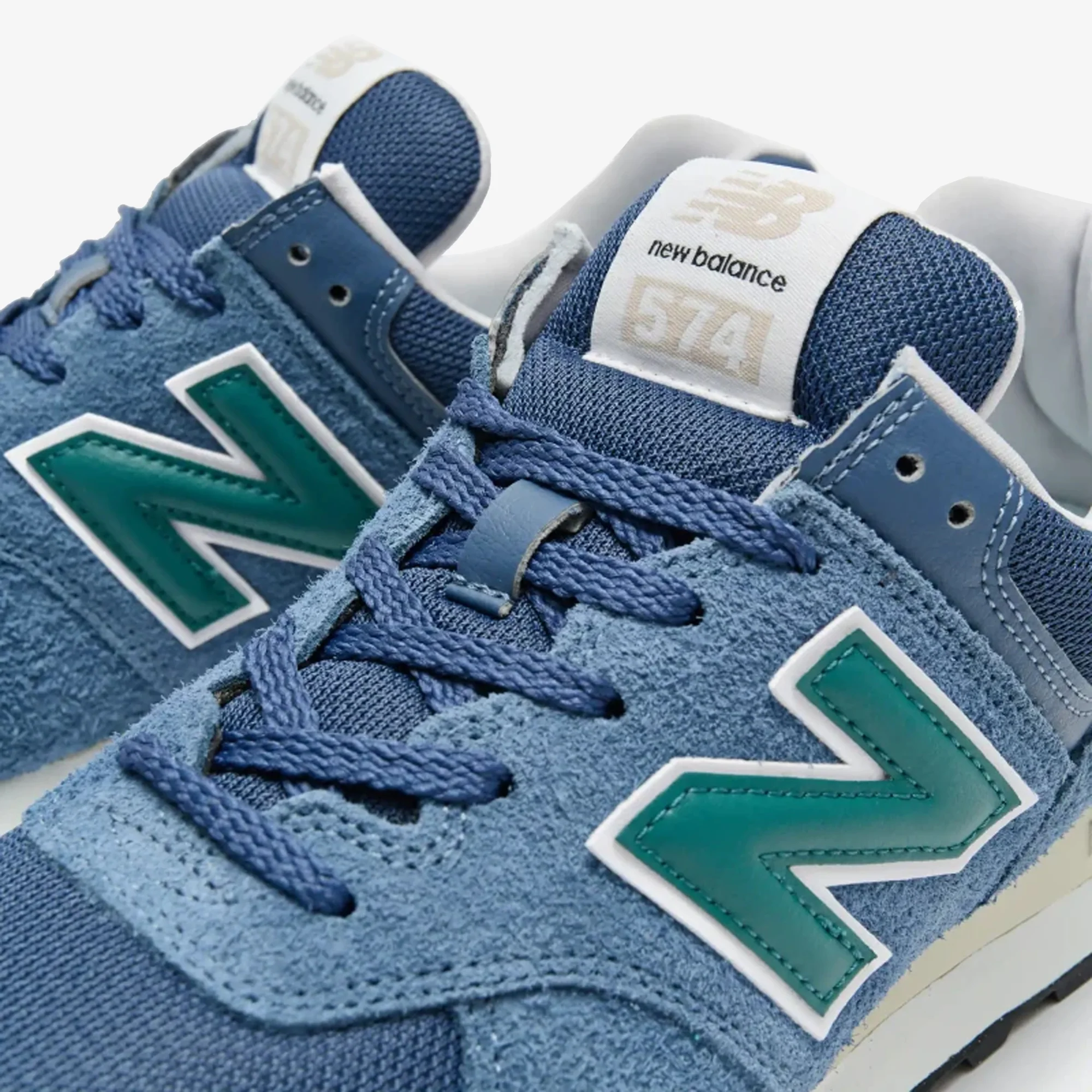 New Balance | 574  { NAVY/GREEN - Image 4
