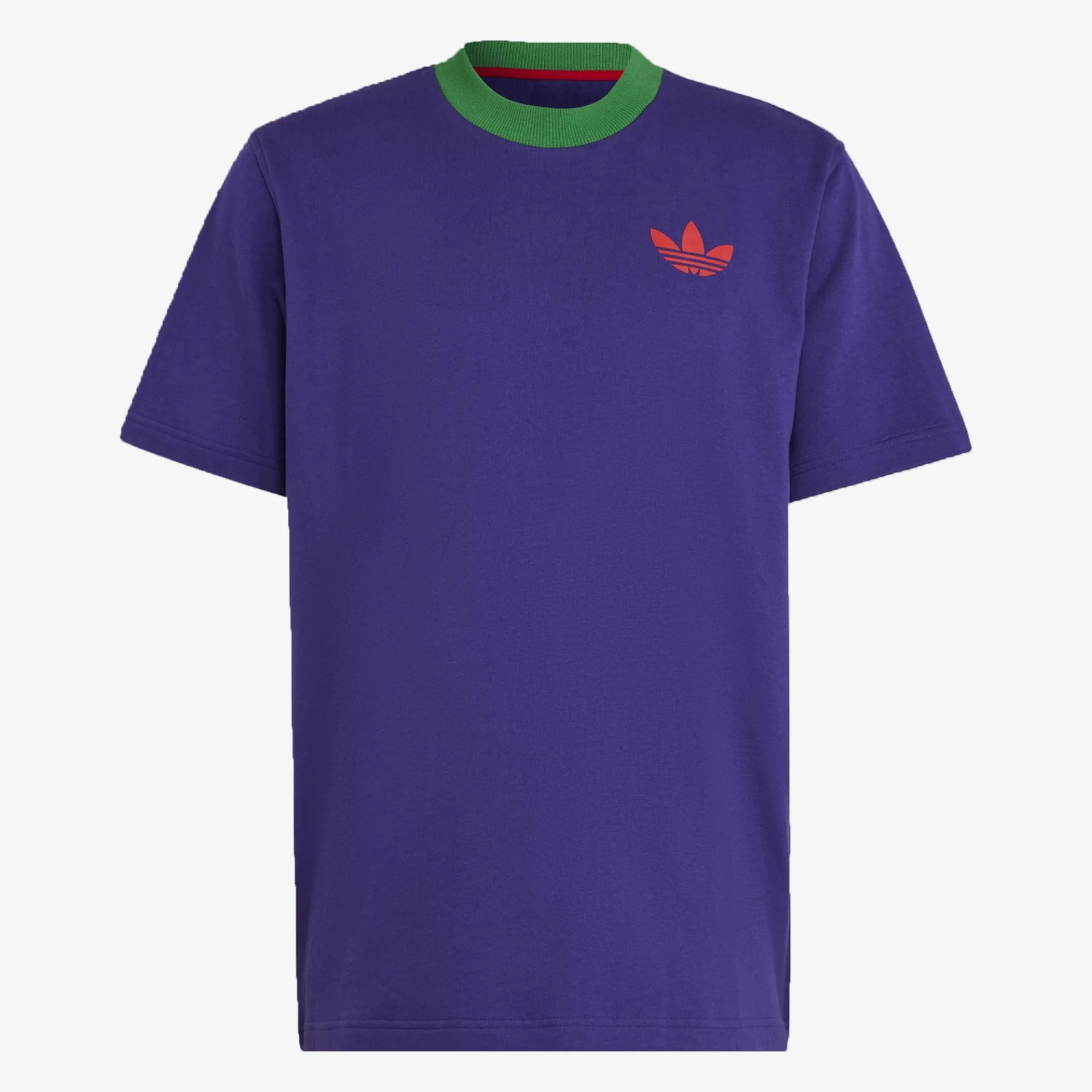 Adidas Originals | 70S LARGE TREFOIL TEE  { RICH PURPLE - Image 3