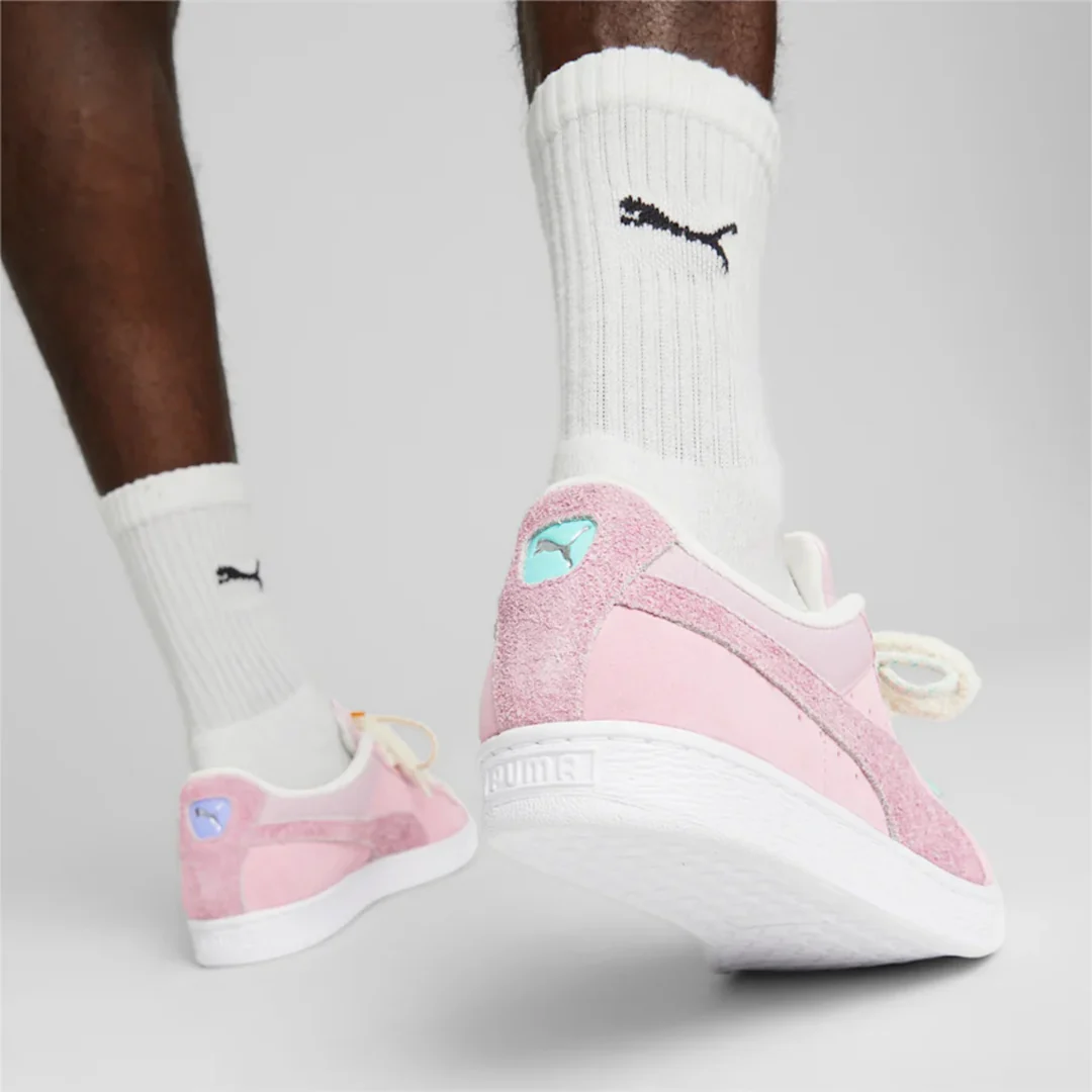 Puma | 8ENJAMIN SUEDE { PINK/WHITE - Image 5