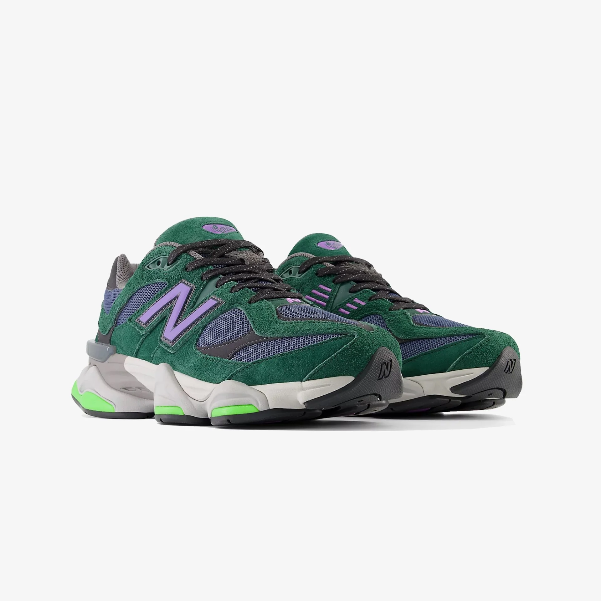 New Balance | 9060 { GREEN/PURPLE - Image 2