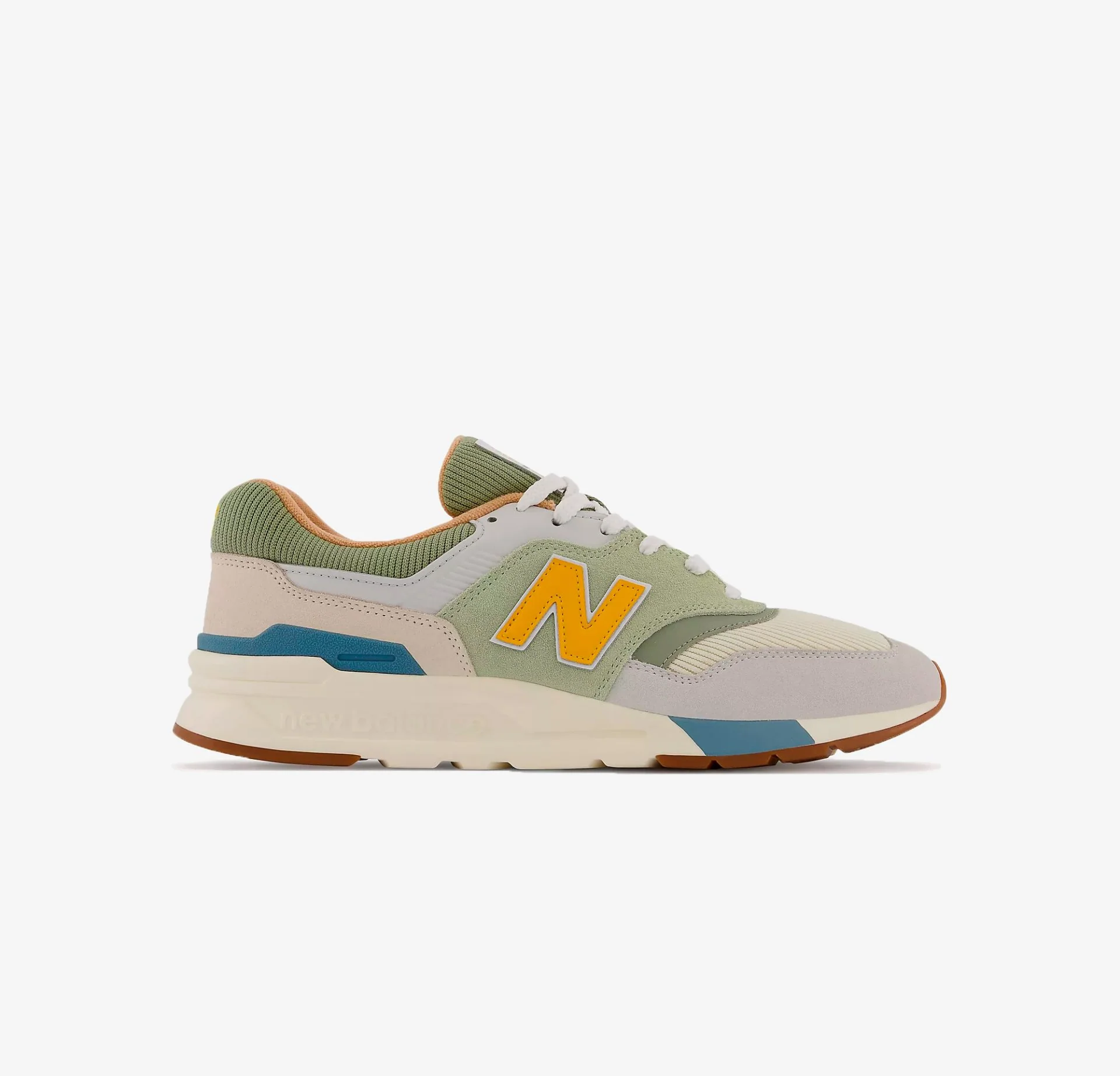 New Balance | 997H { OLIVE LEAF / SUNFLOWER