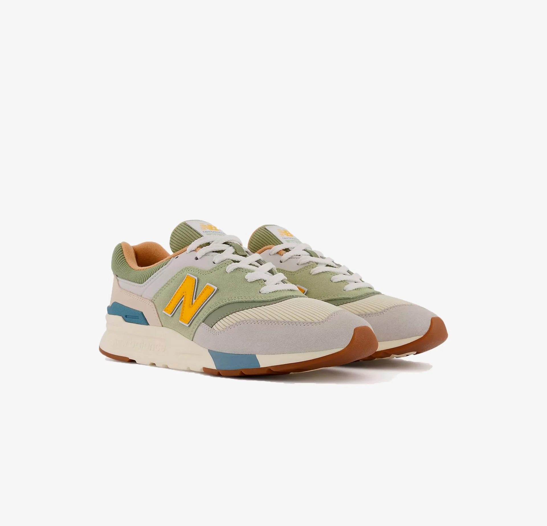 New Balance | 997H { OLIVE LEAF / SUNFLOWER - Image 2