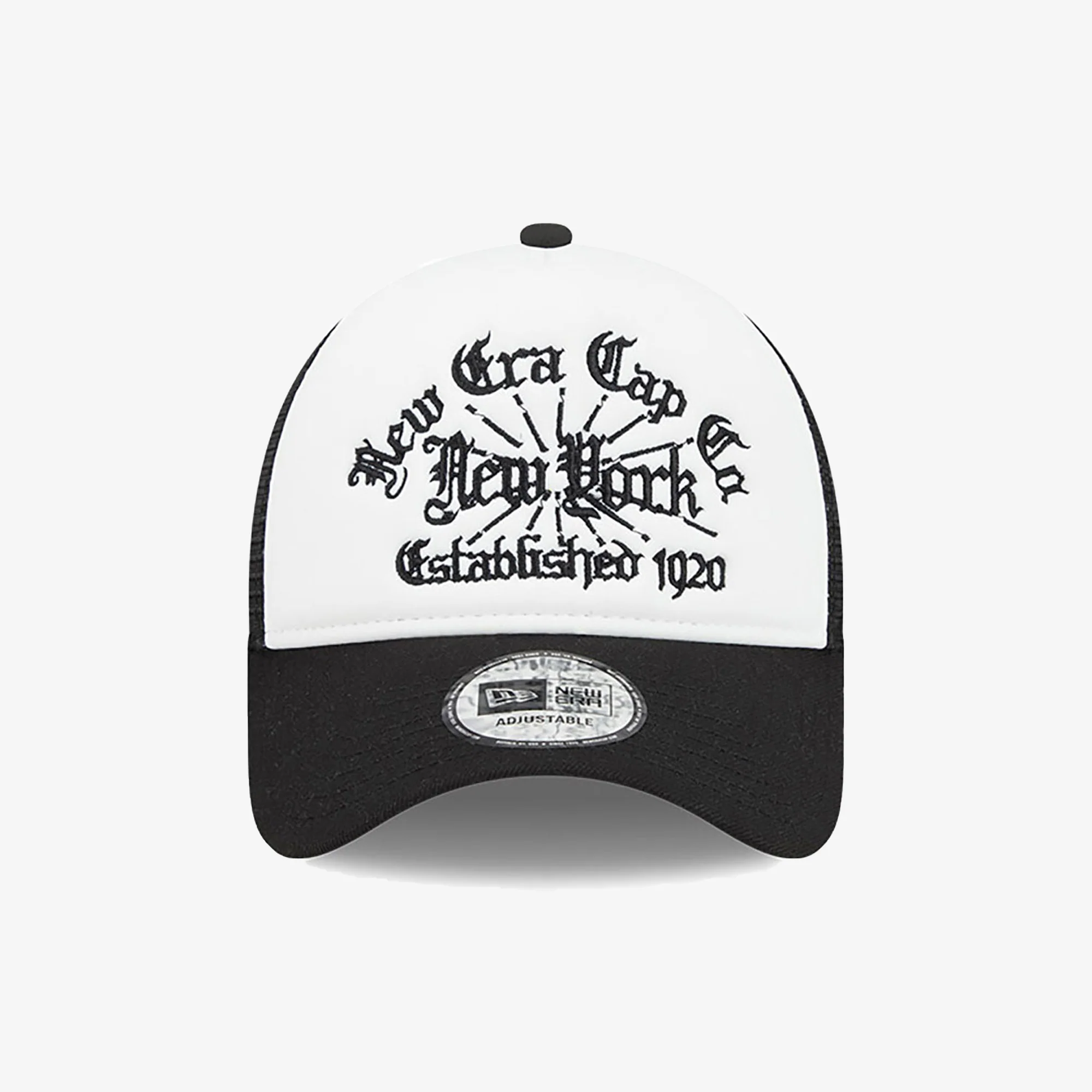 New Era | A-FRAME TRUCKER CAP { WHITE