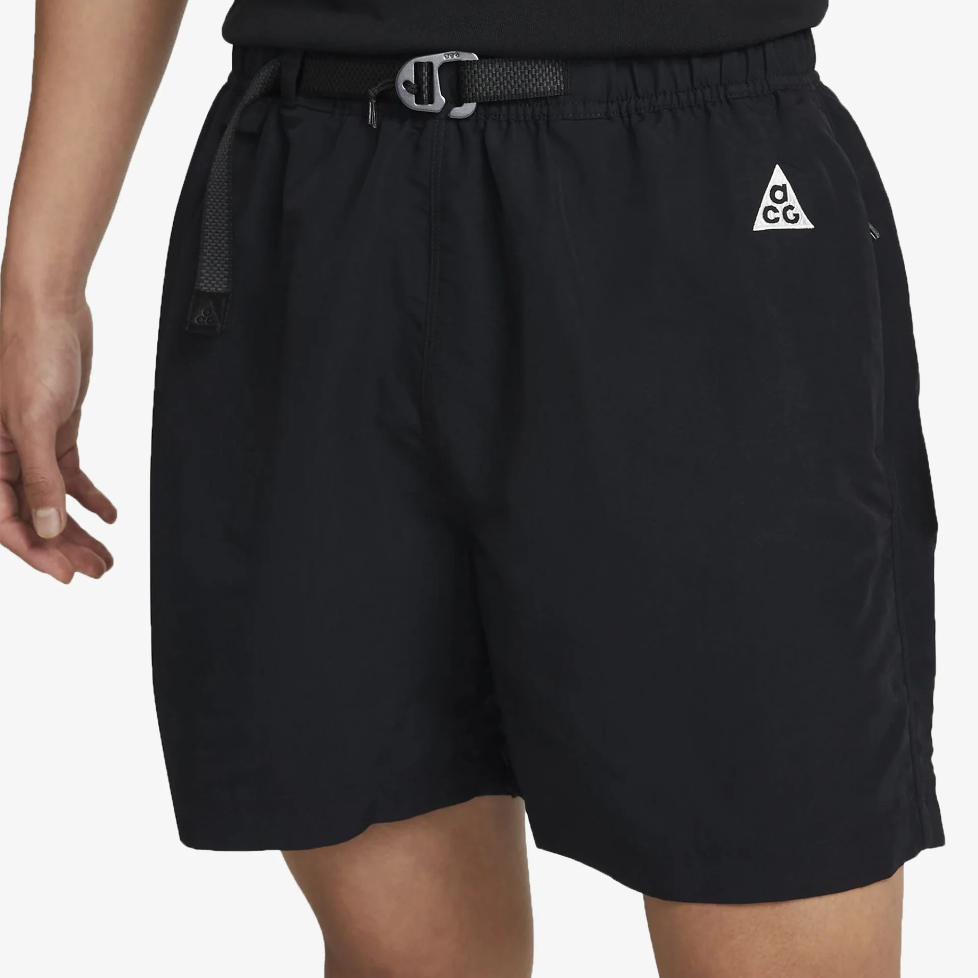 Nike | ACG TRAIL SHORTS { BLACK / DARK SMOKE GREY - Image 2