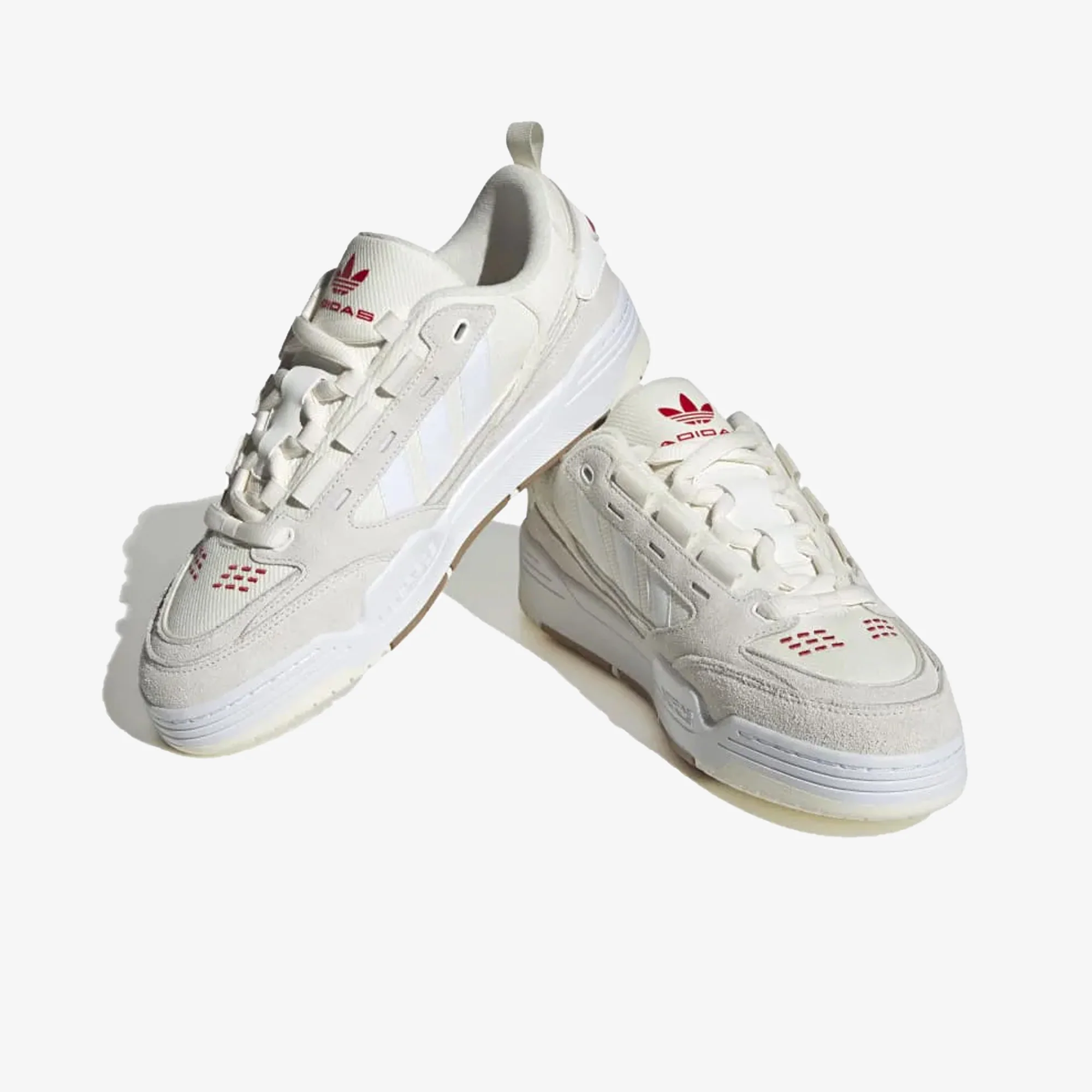 Adidas Originals | ADI2000 { CORE WHITE/FTWR WHITE/COLLEGIATE RED - Image 2