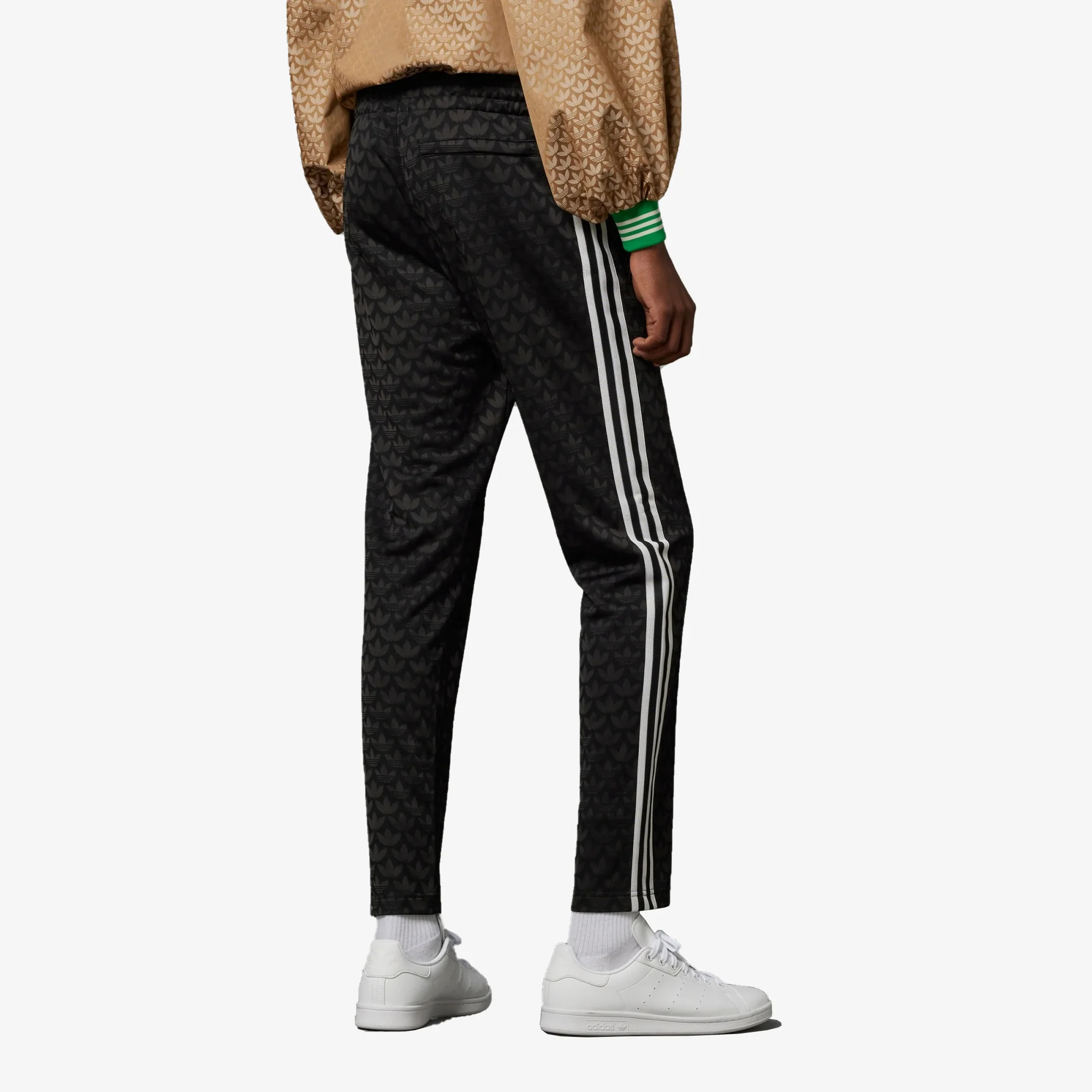 Adidas Originals | ADICOLOR 70S MONOGRAM TRACK PANTS { BLACK - Image 2