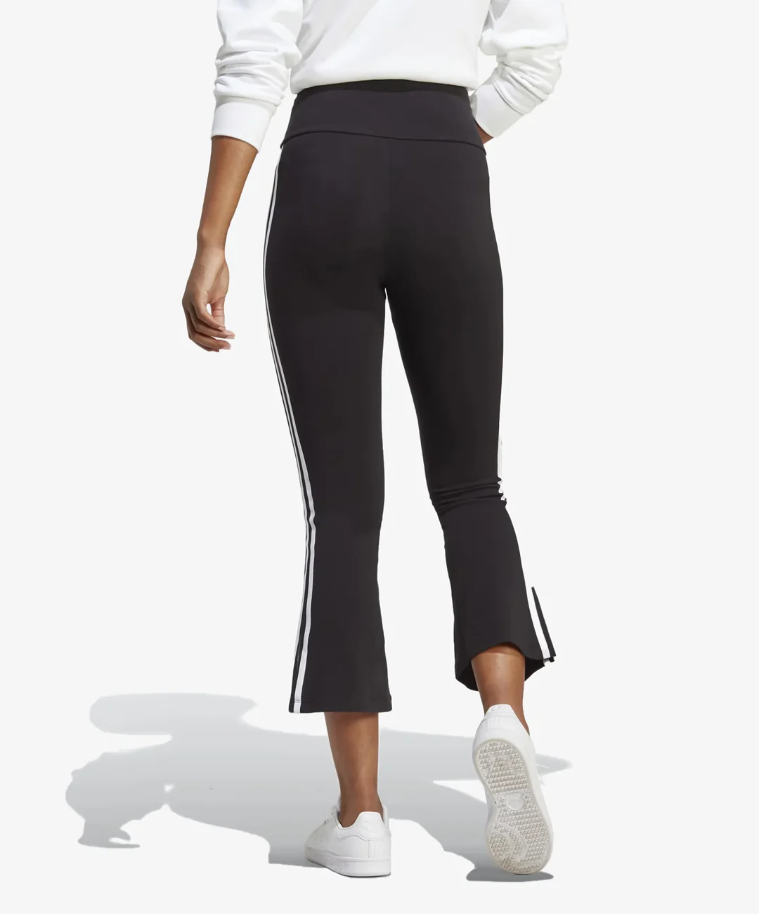 Adidas Originals | ADICOLOR CLASSICS 3-STRIPES 7/8 FLARE LEGGINGS { BALCK - Image 2