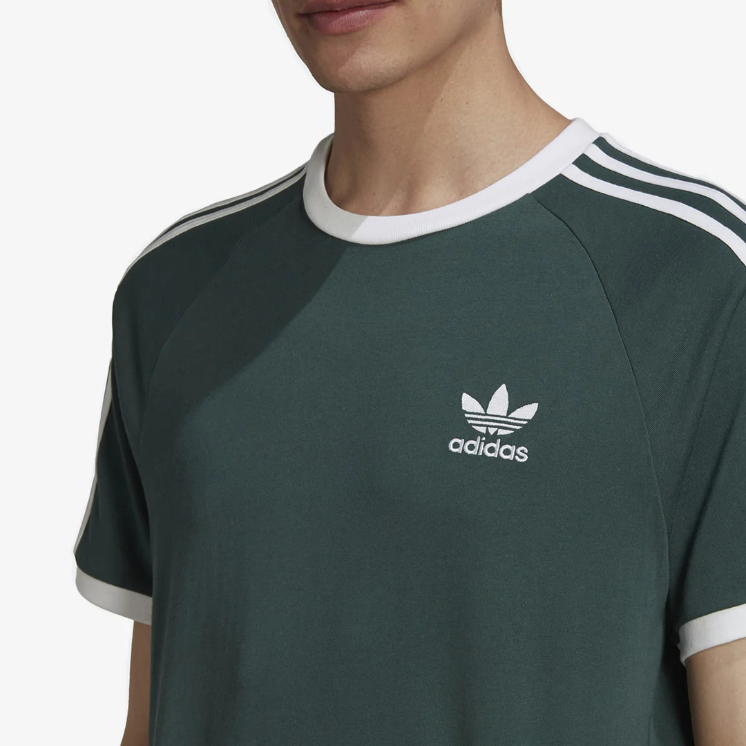 Adidas Originals | ADICOLOR CLASSICS 3-STRIPES TEE { MINERAL GREEN - Image 3