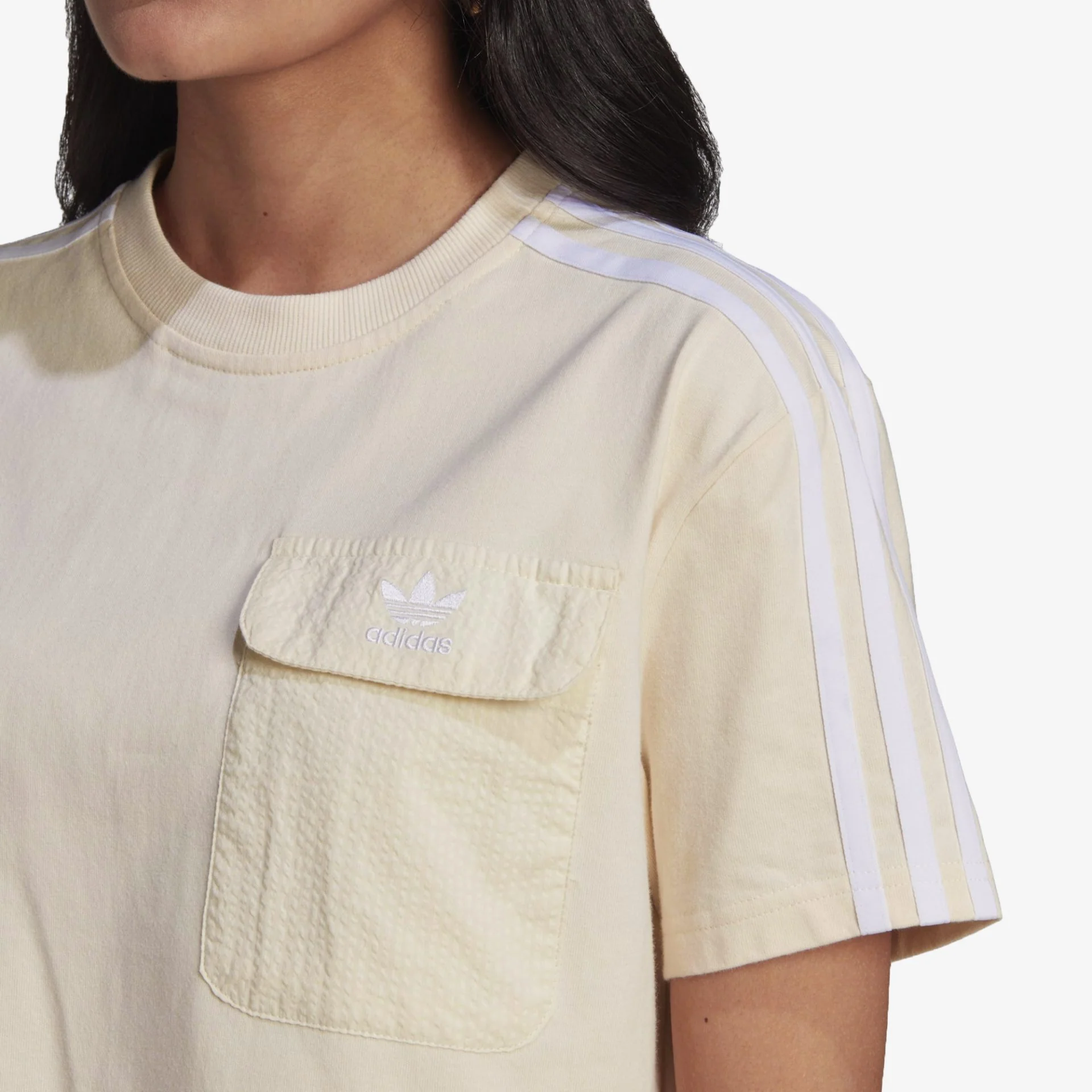Adidas Originals | ADICOLOR CLASSICS POPLIN BACK LOOSE T-SHIRT - Image 2