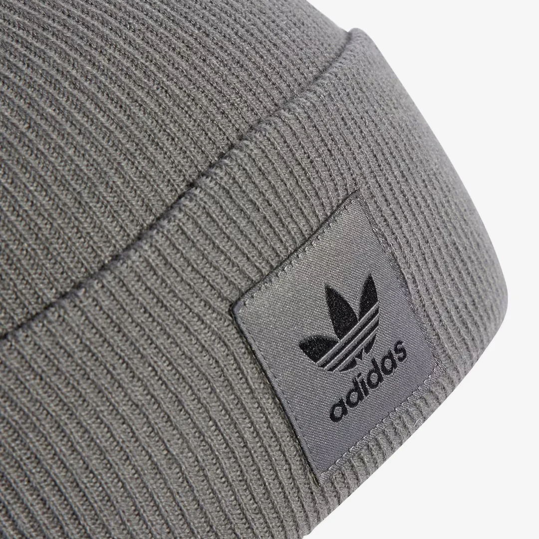 Adidas Originals | ADICOLOR CUFF BEANIE  { GREY FOUR - Image 2