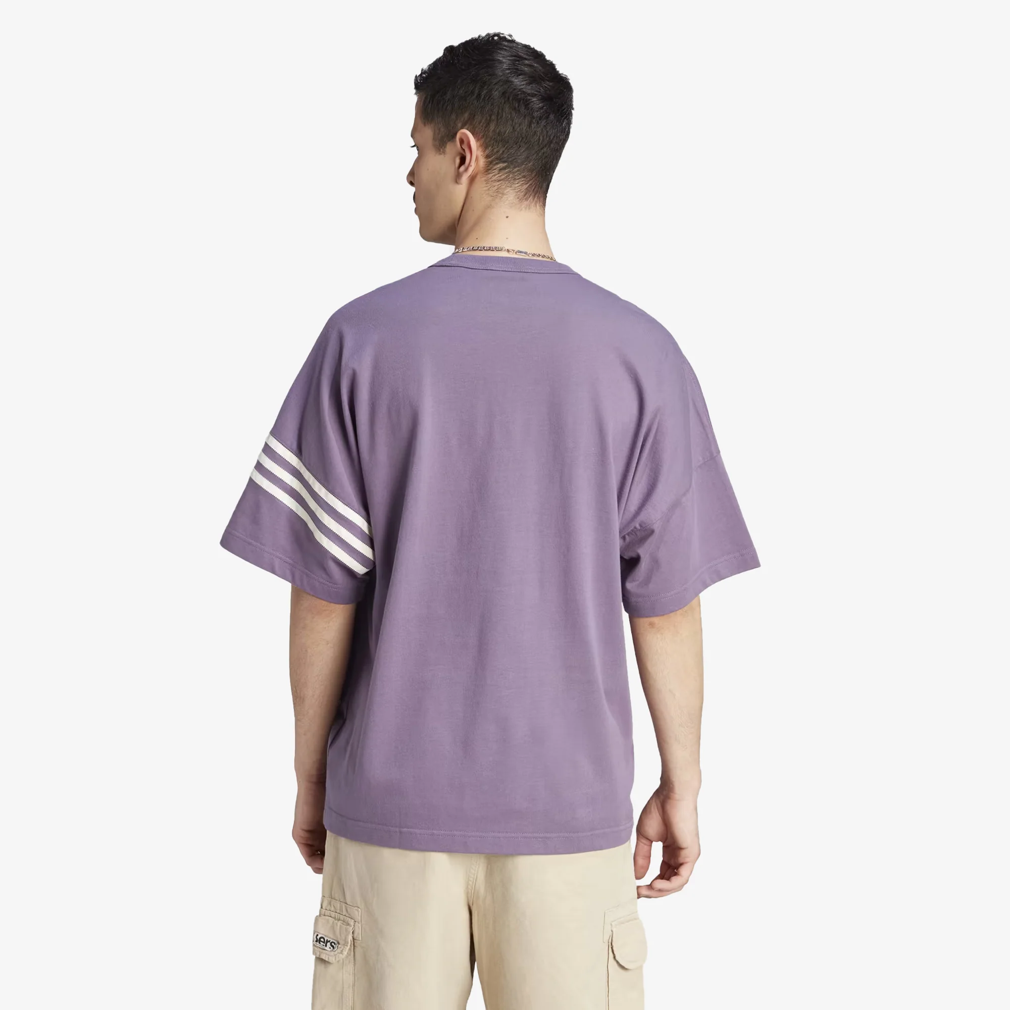 Adidas Originals | ADICOLOR NEUCLASSICS TEE { VIOLET - Image 2