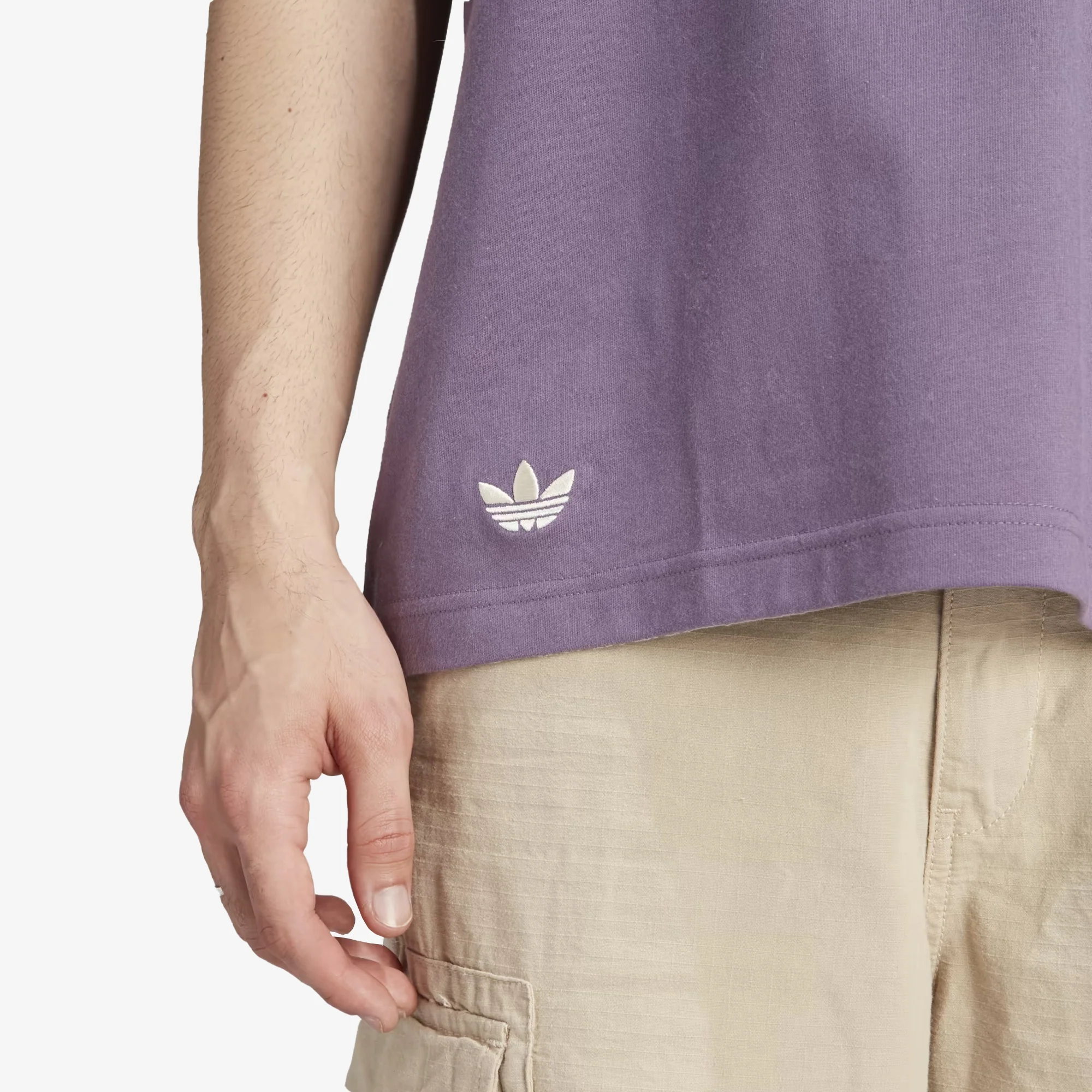 Adidas Originals | ADICOLOR NEUCLASSICS TEE { VIOLET - Image 5