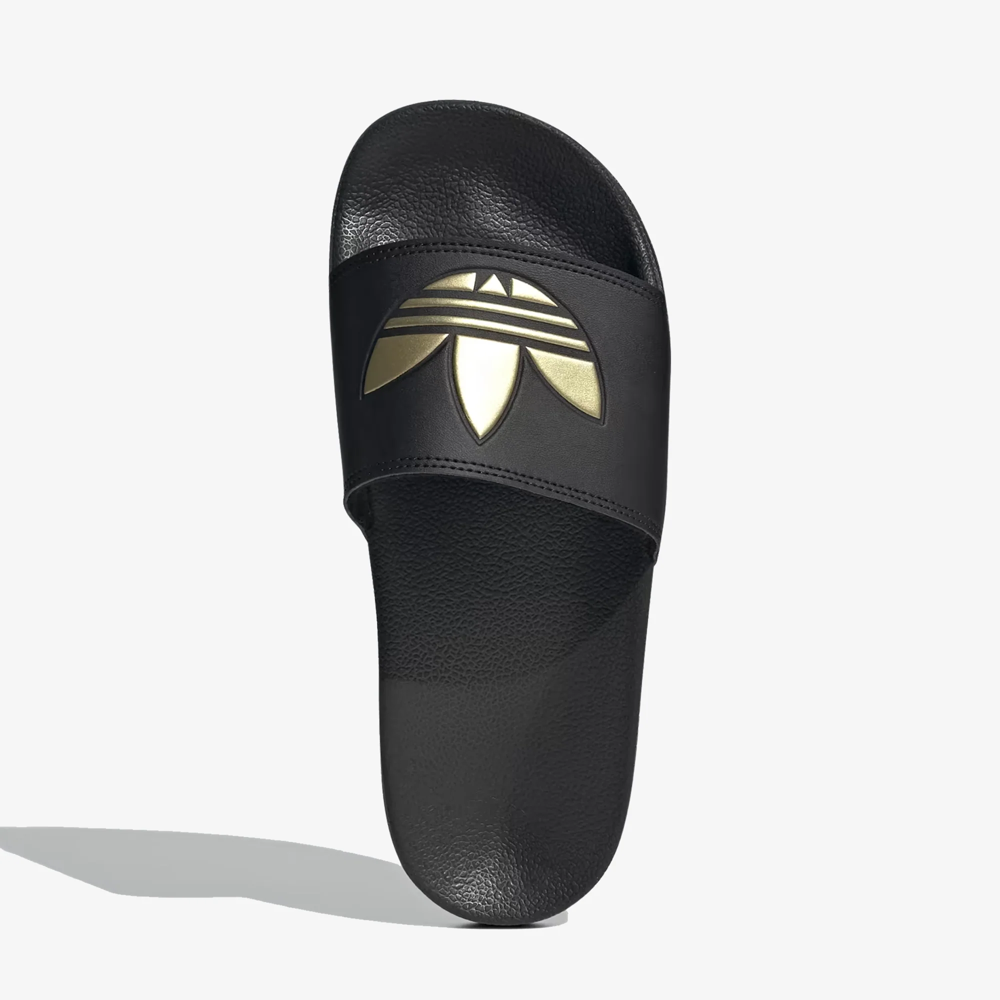 Adidas Originals | ADILETTE LITE { BLACK/GOLD - Image 2