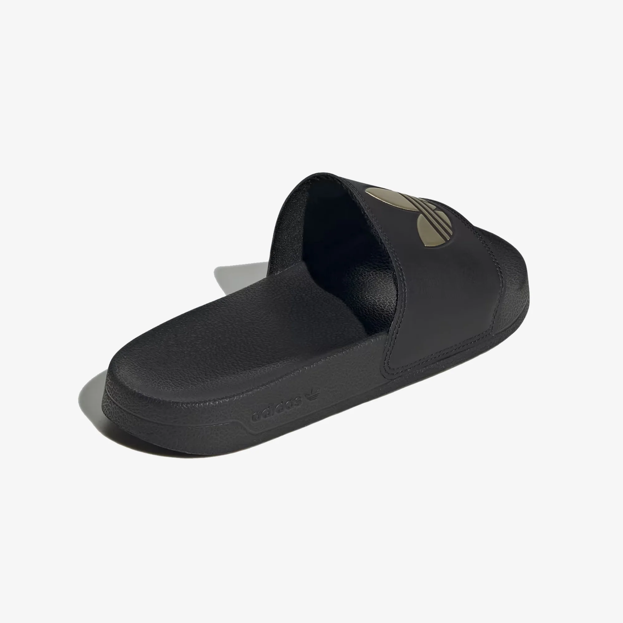Adidas Originals | ADILETTE LITE { BLACK/GOLD - Image 4