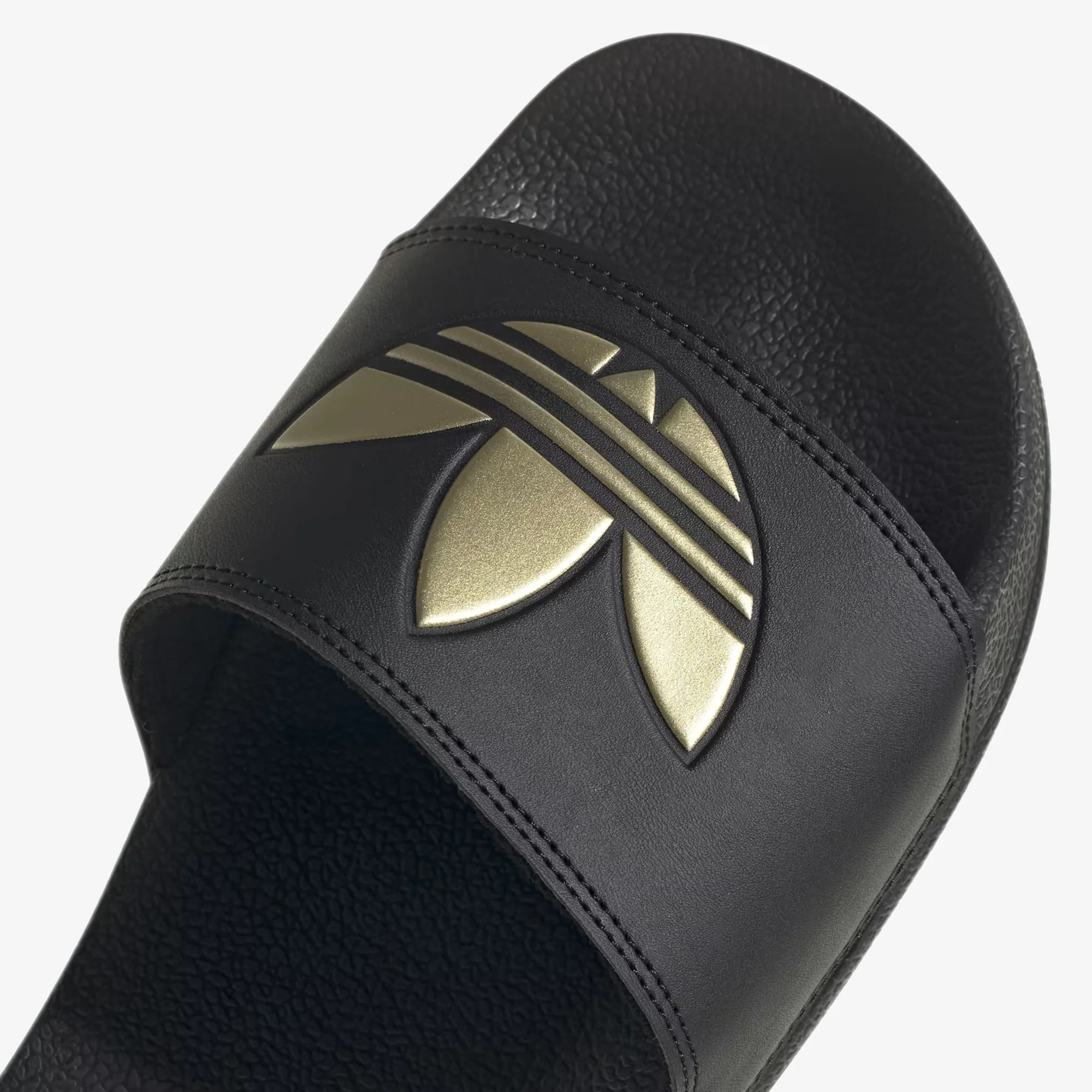 Adidas Originals | ADILETTE LITE { BLACK/GOLD - Image 5