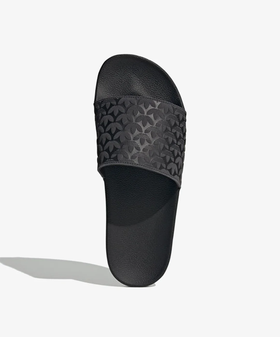 ADIDAS | ADILETTE SLIDES { CORE BLACK/CORE BLACK/GREY SIX - Image 2