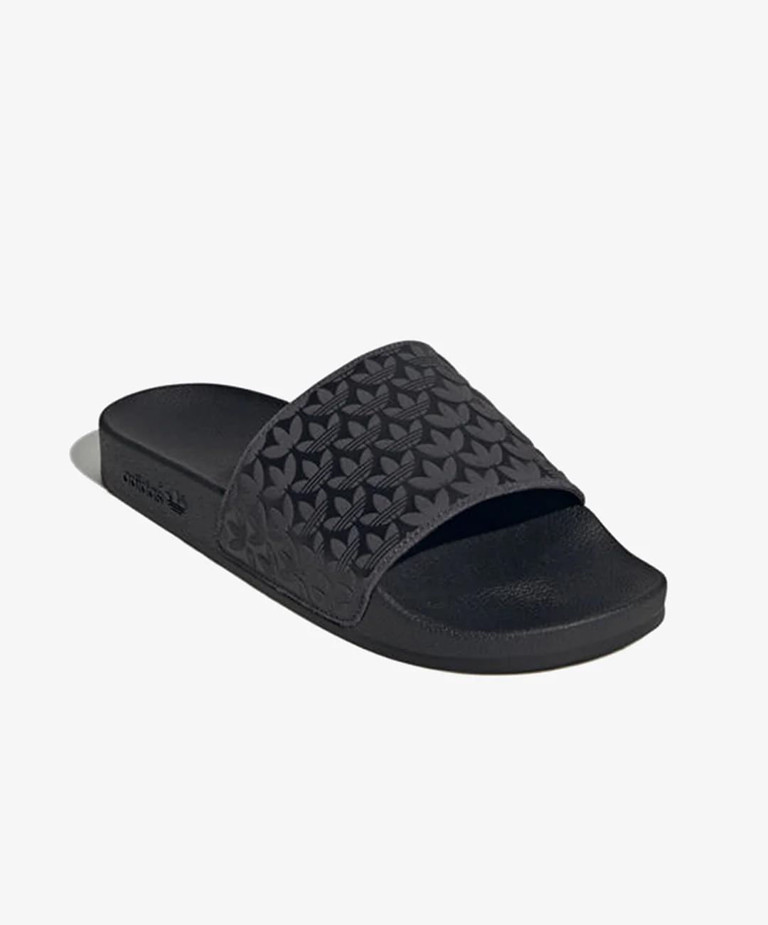ADIDAS | ADILETTE SLIDES { CORE BLACK/CORE BLACK/GREY SIX - Image 4