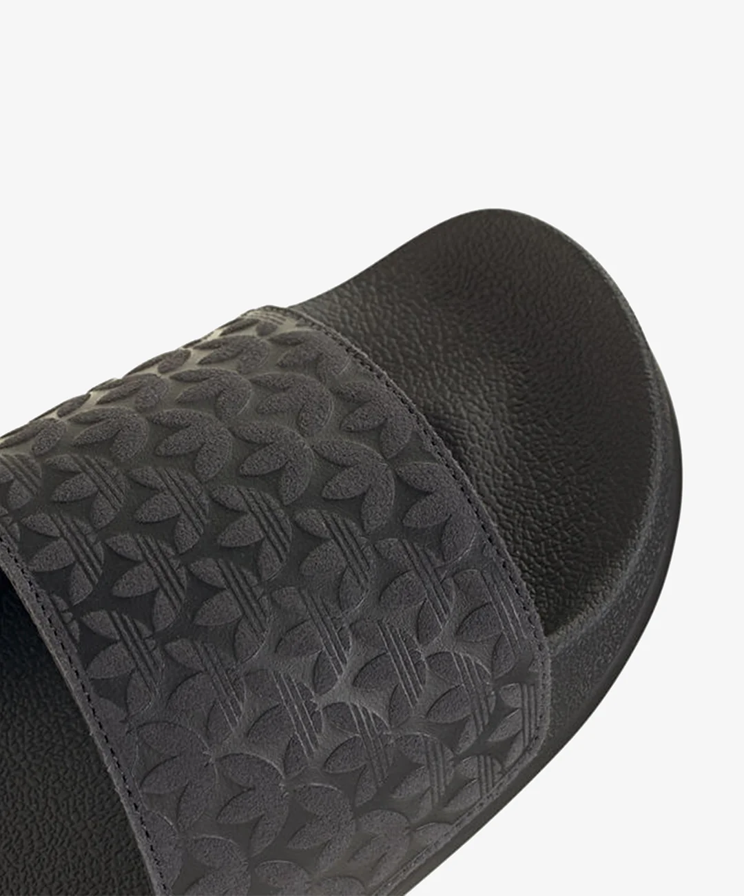 ADIDAS | ADILETTE SLIDES { CORE BLACK/CORE BLACK/GREY SIX - Image 5