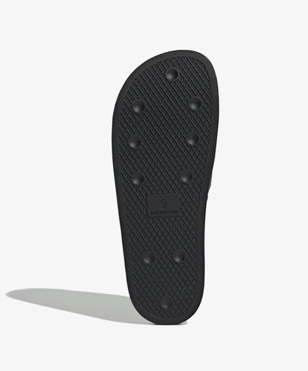 ADIDAS | ADILETTE SLIDES { CORE BLACK/CORE BLACK/GREY SIX - Image 7