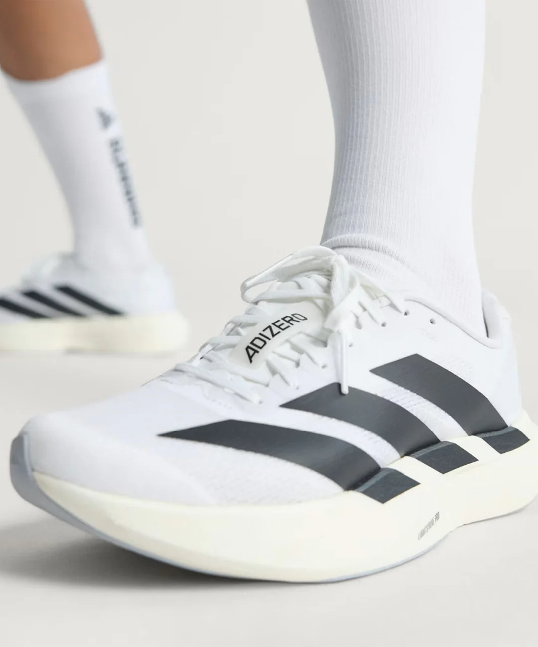 ADIDAS | ADIZERO EVO SL { CLOUD WHITE/CORE BLACK/CLOUD WHITE - Image 5