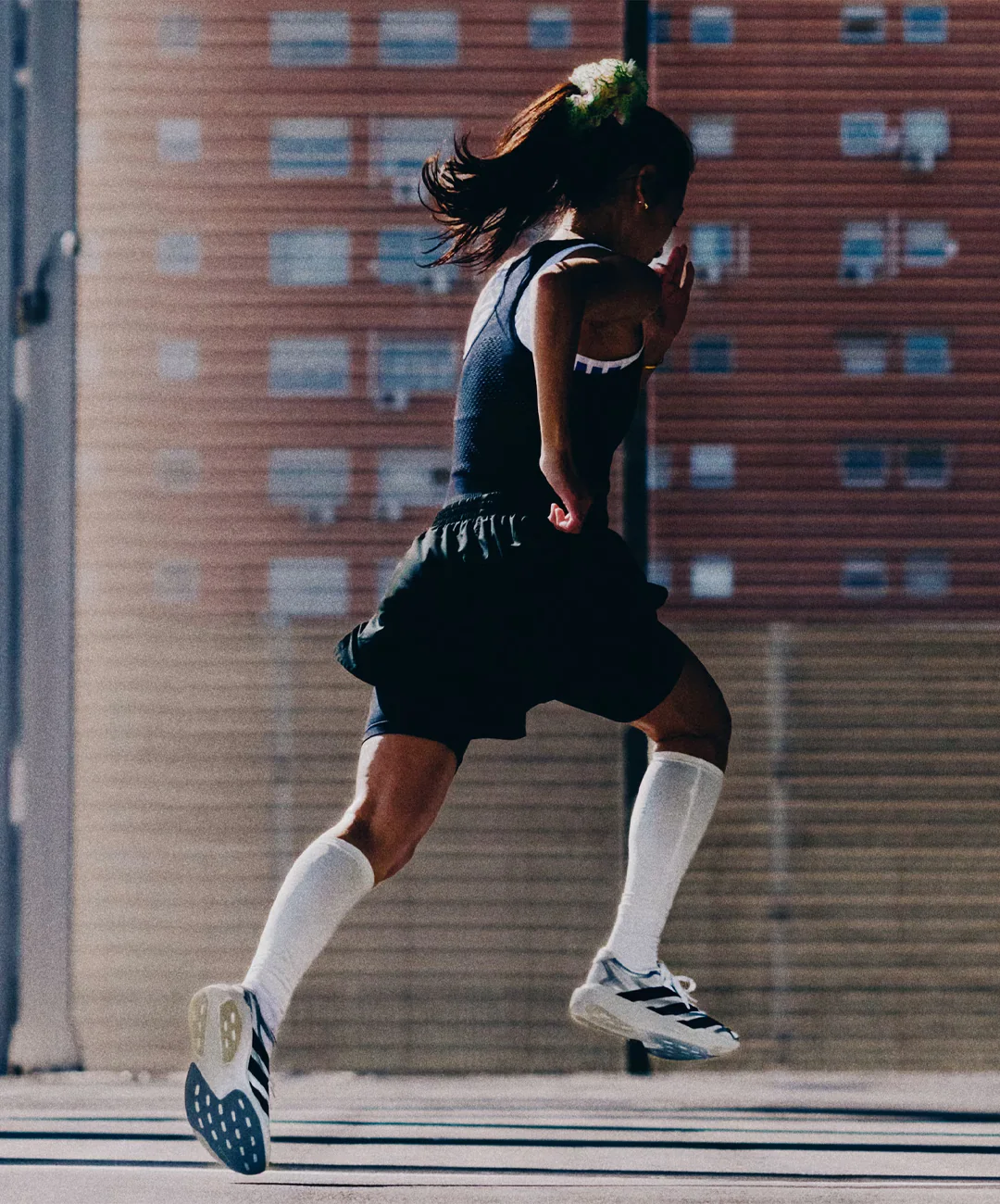 ADIDAS | ADIZERO EVO SL EXO { CLOUD WHITE/CORE BLACK/IRON METALLIC - Image 9