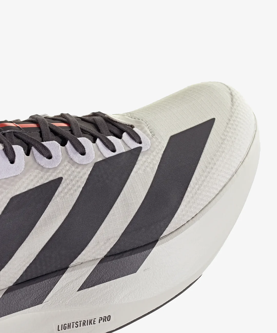 ADIDAS | ADIZERO EVO SL WOVEN AUDI REVOLUT F1 TEAM { CHALK PEARL / UTILITY BLACK / HI-RES RED - Image 4