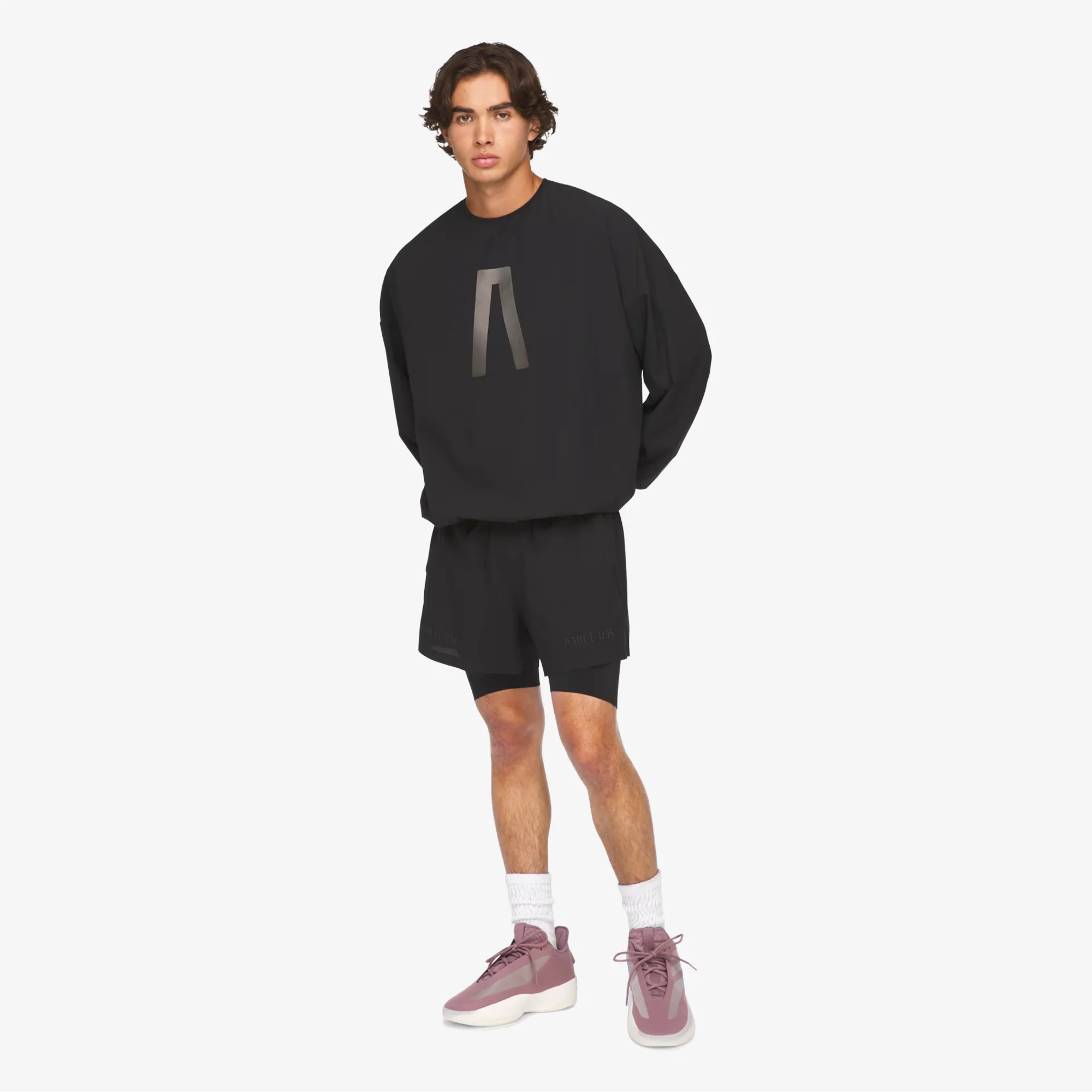ADIDAS | FEAR OF GOD ATHLETICS MELTAWAY CREWNECK { BLACK - Image 2