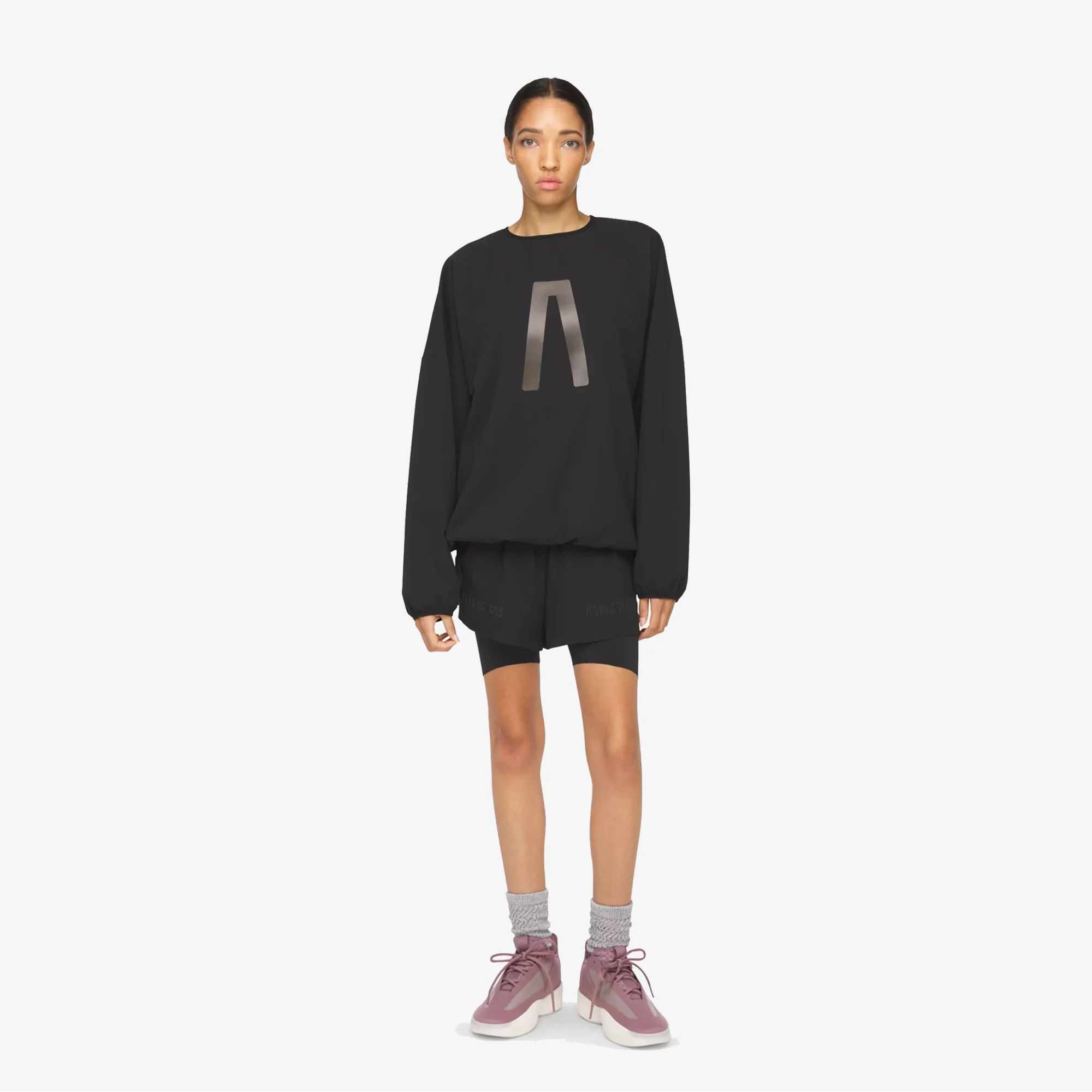 ADIDAS | FEAR OF GOD ATHLETICS MELTAWAY CREWNECK { BLACK - Image 4