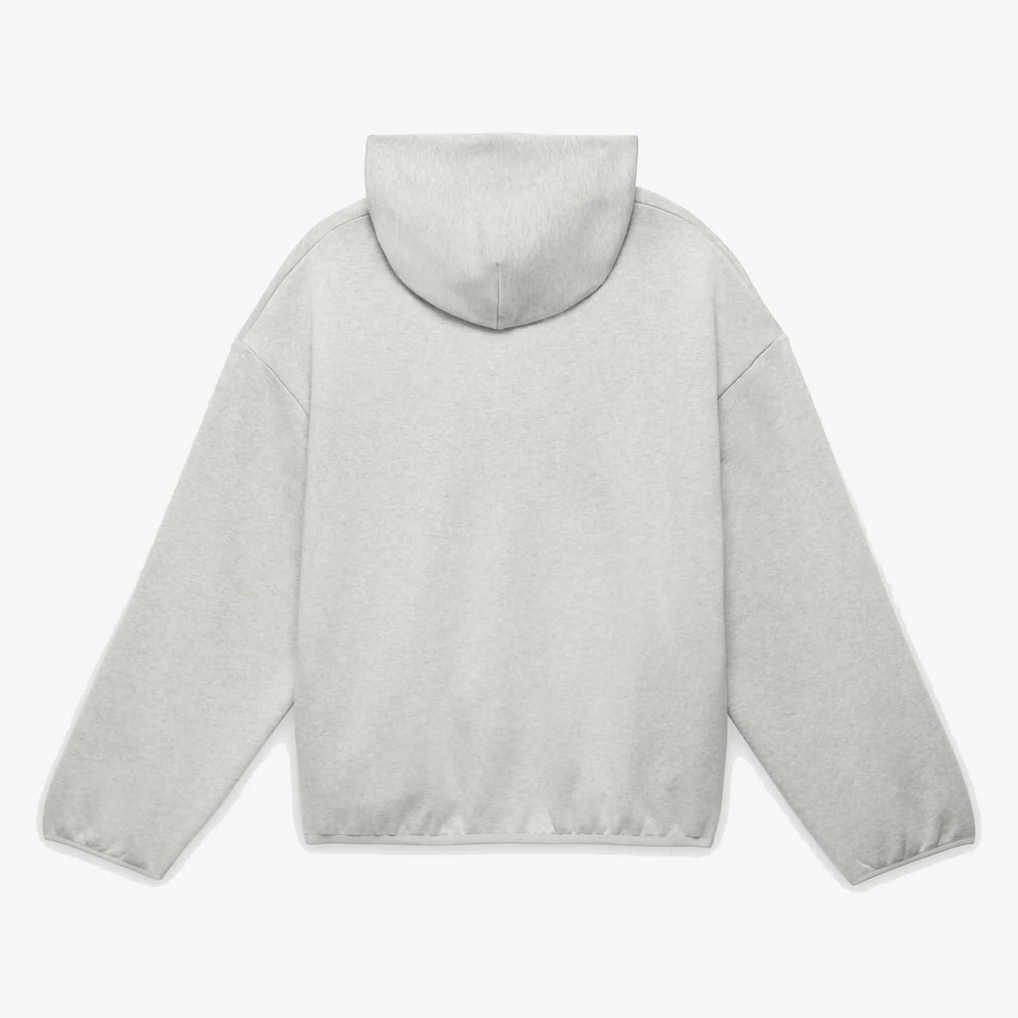 ADIDAS | FEAR OF GOD ATHLETICS COTTON FLEECE HOODIE { MEDIUM GREY HEATHER - Image 2