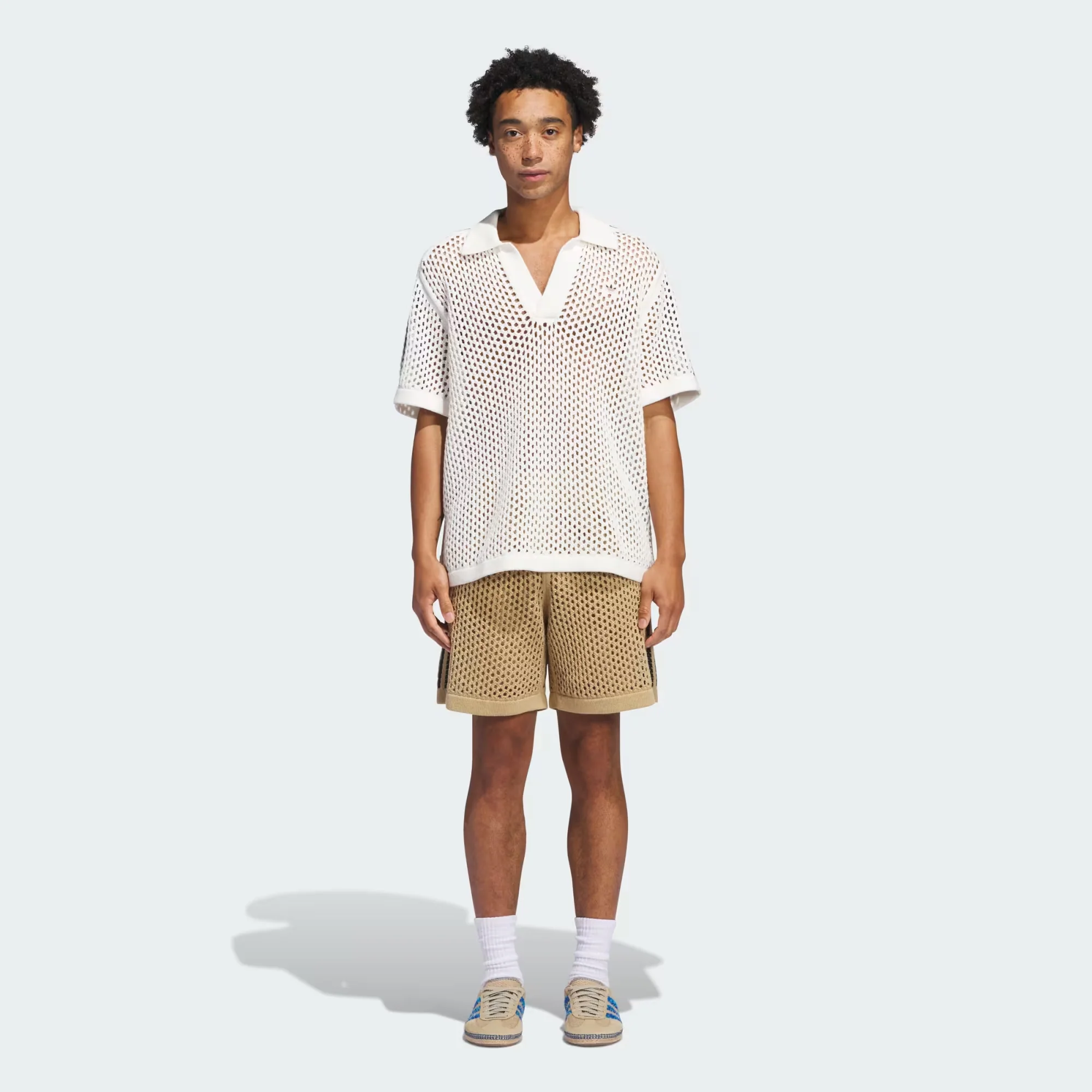 ADIDAS ORIGINALS | CLOT CROCHET SHORT BY EDISON CHEN { BEIGE TONE - Image 5