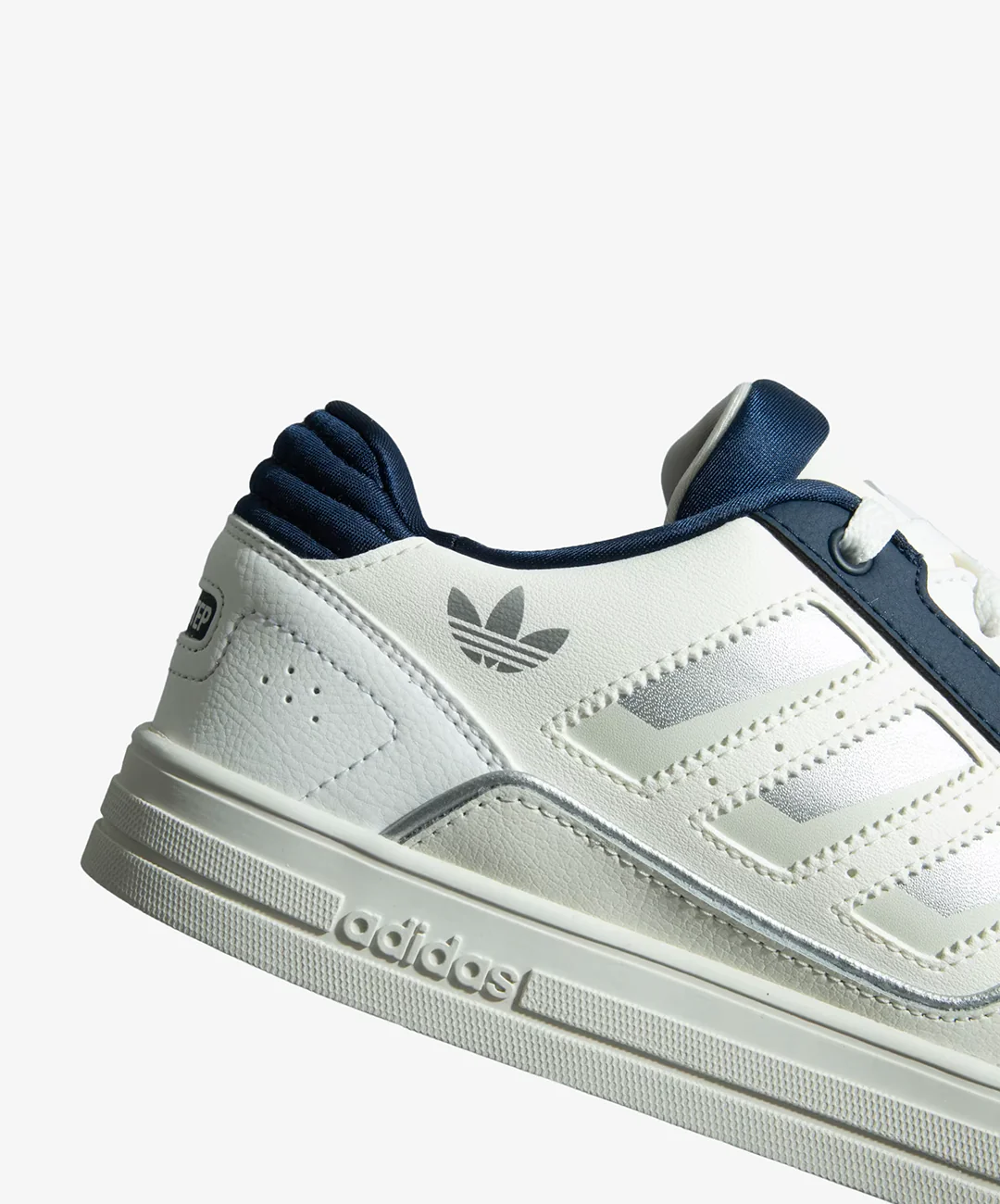 Adidas | DROP STEP LOW 2.0 IKD { CORE WHITE/SILVER METALLIC/SUPPLIER COLOUR - Image 6