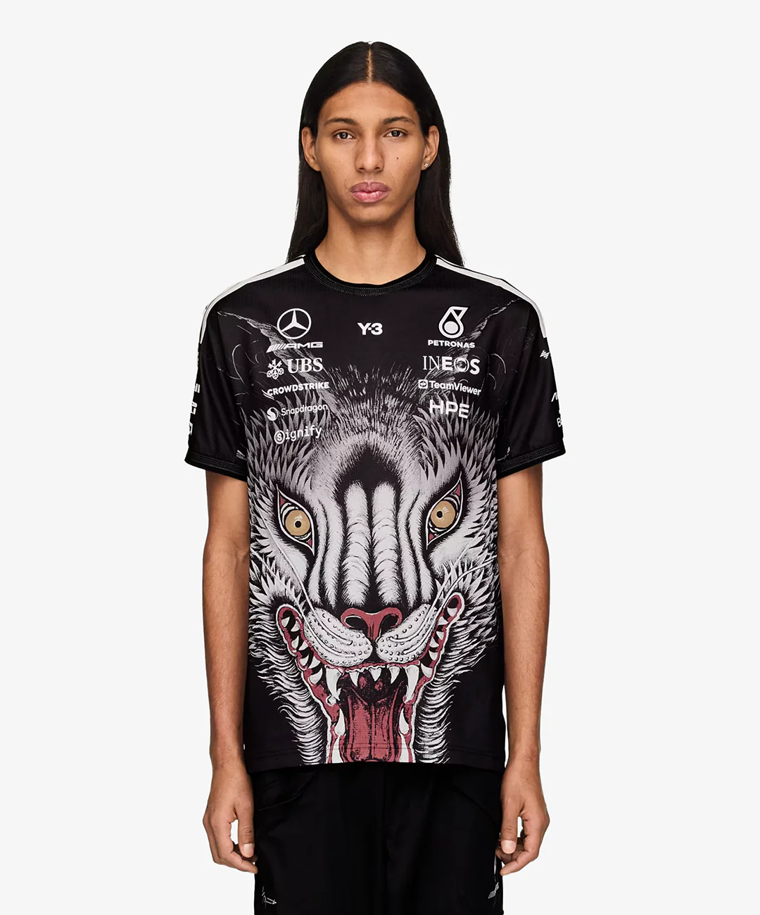 Y-3 | F1 DRVR SS JRS { BLACK - Image 4
