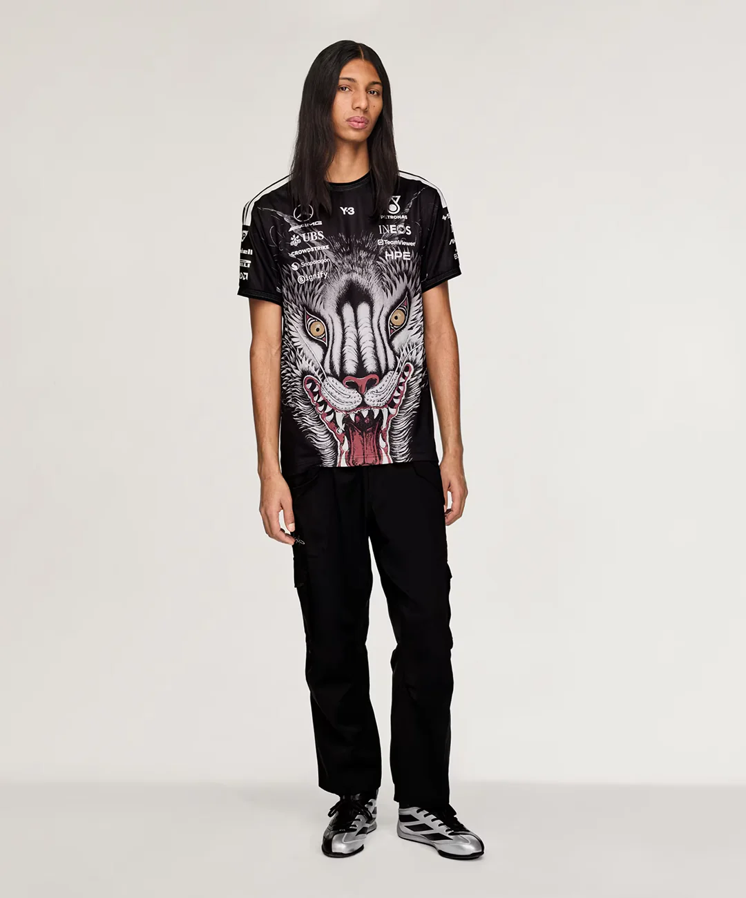 Y-3 | F1 DRVR SS JRS { BLACK - Image 5