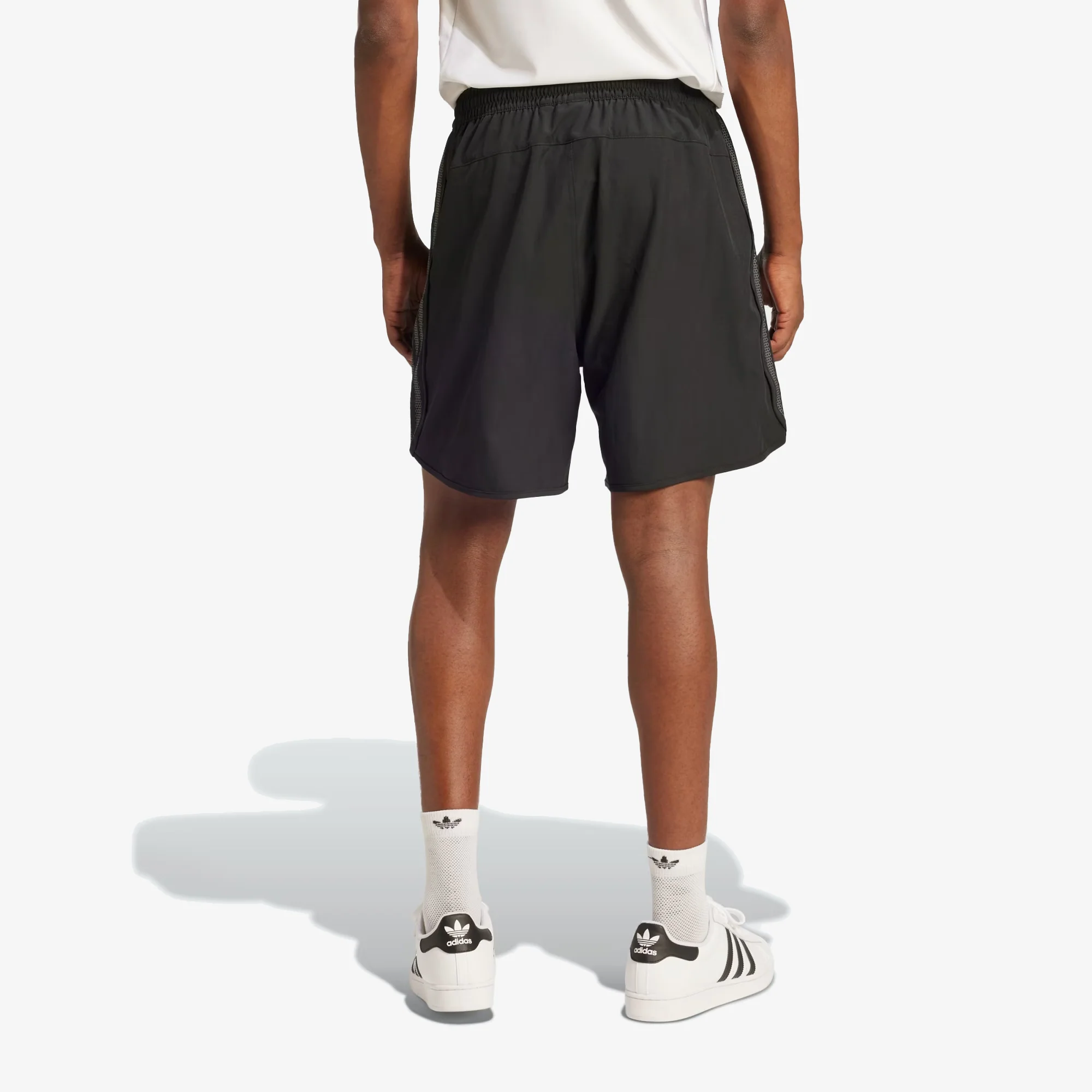 Adidas | FASHION CUTLINE SHORTS { BLACK - Image 2