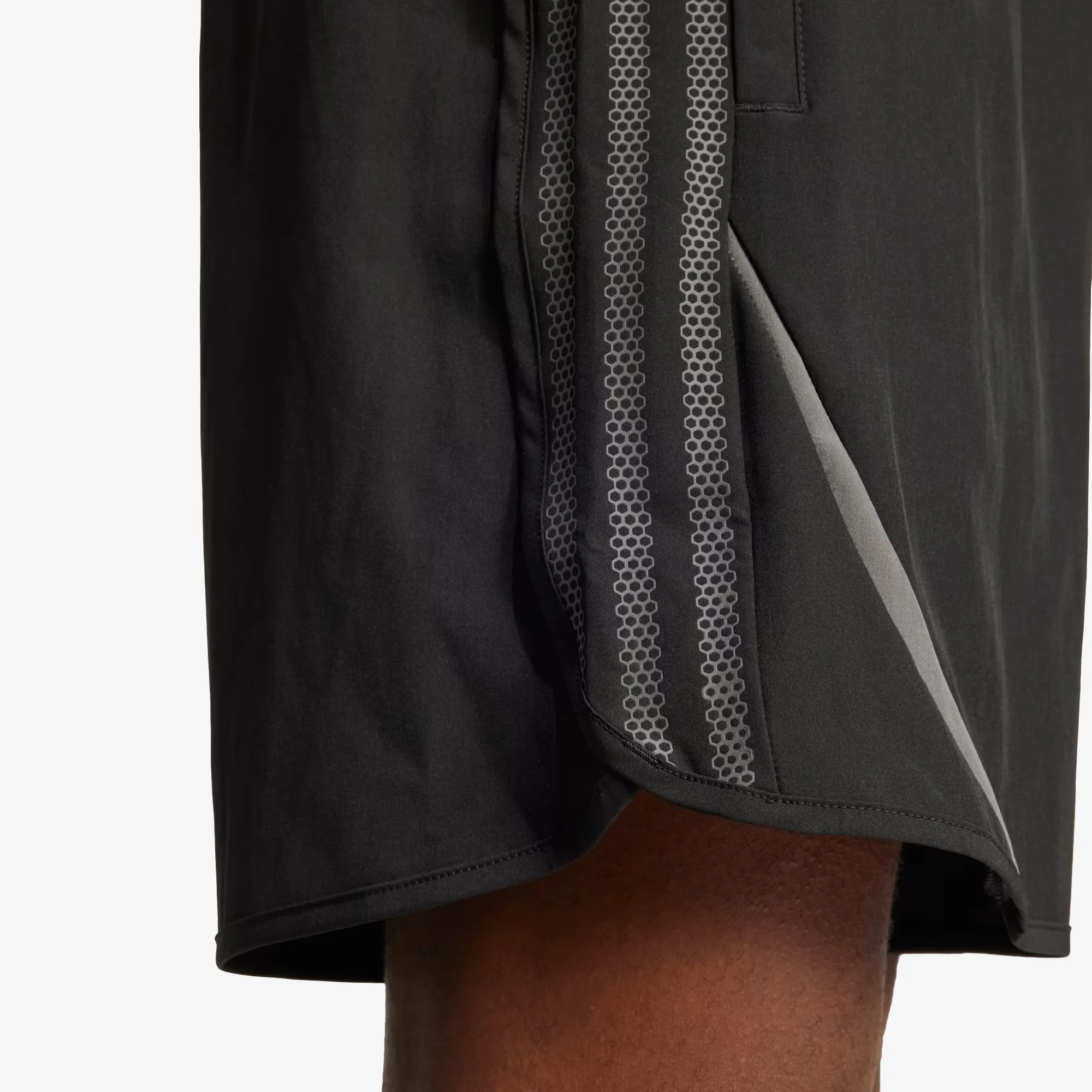 Adidas | FASHION CUTLINE SHORTS { BLACK - Image 4