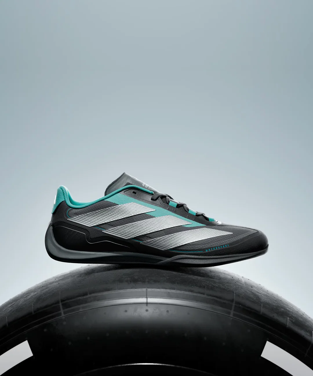 ADIDAS | FEROZA MER { CORE BLACK / SILVER METALLIC / SEMI MINT RUSH - Image 5