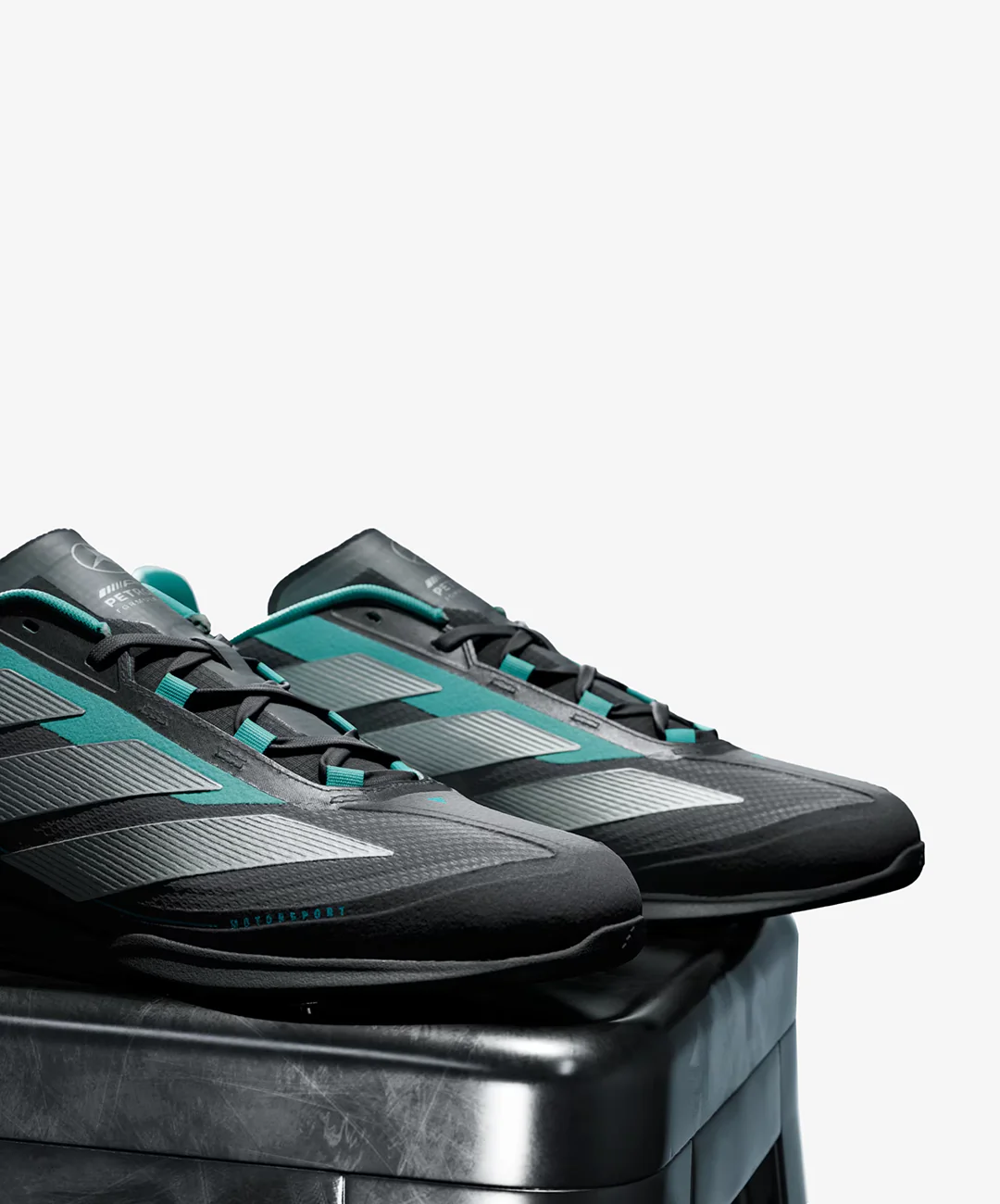 ADIDAS | FEROZA MER { CORE BLACK / SILVER METALLIC / SEMI MINT RUSH - Image 6
