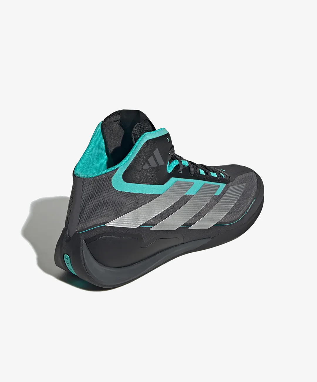 ADIDAS | FEROZA MID MER TENNIS { CORE BLACK / SILVER METALLIC / SEMI MINT RUSH - Image 4