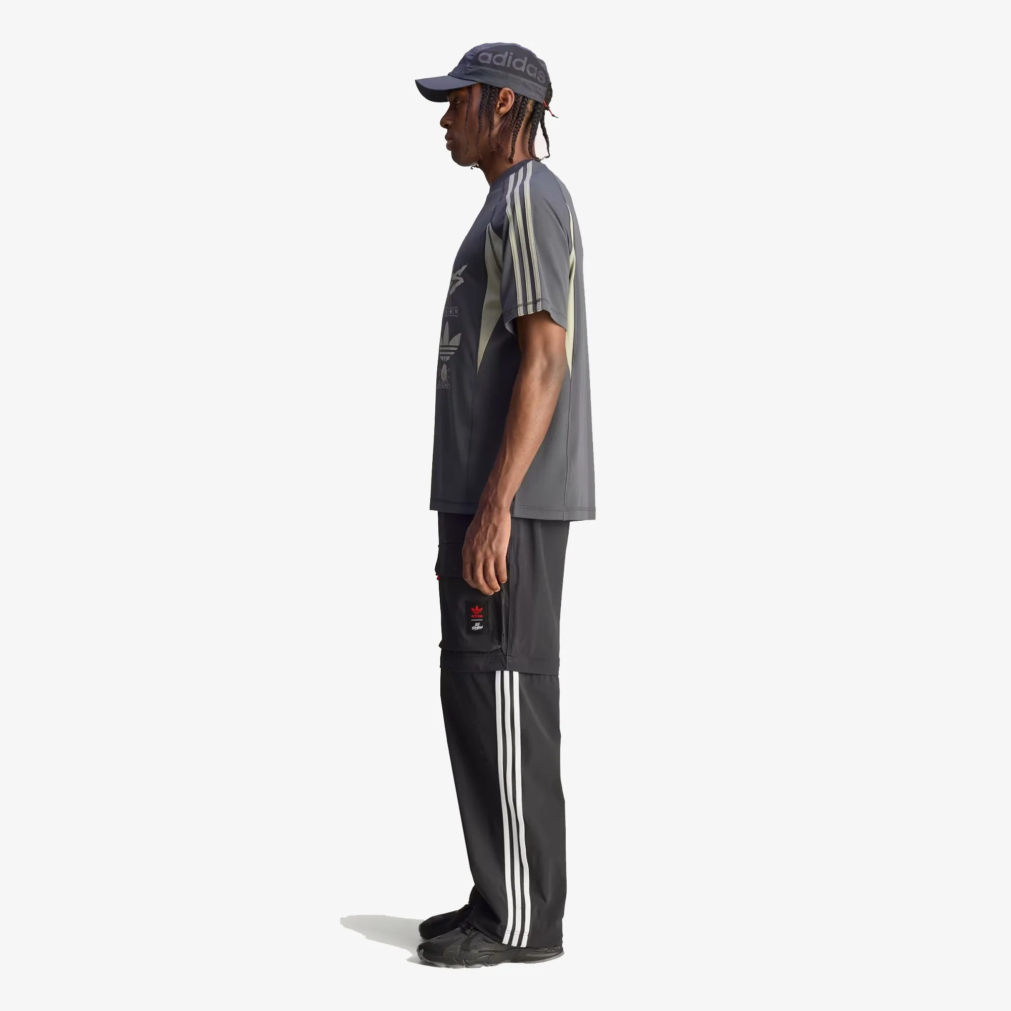 ADIDAS ORIGINALS | 100 THIEVES TEE { CARBON - Image 8