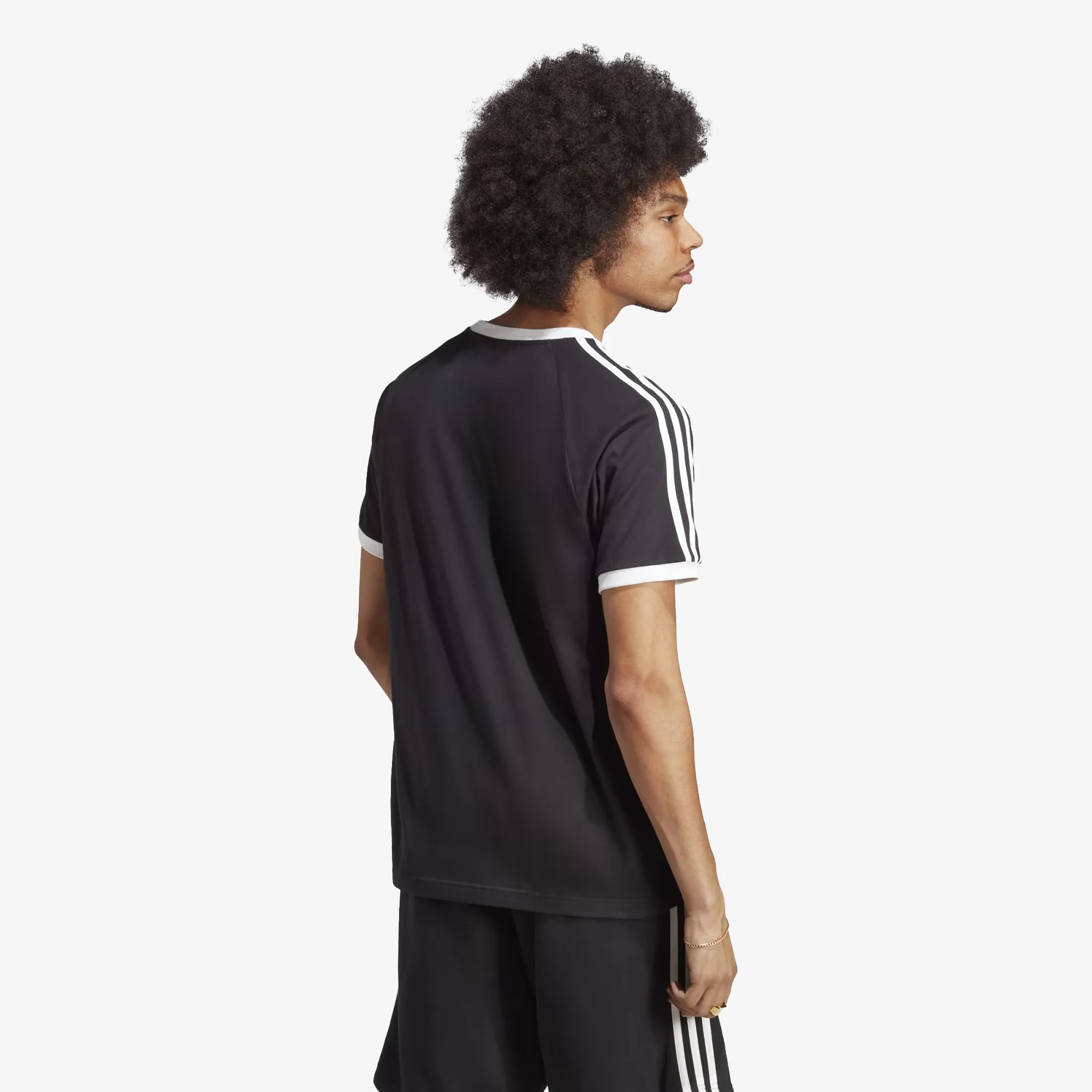 ADIDAS ORIGINALS | ADICOLOR CLASSICS 3-STRIPES TEE { BLACK - Image 6