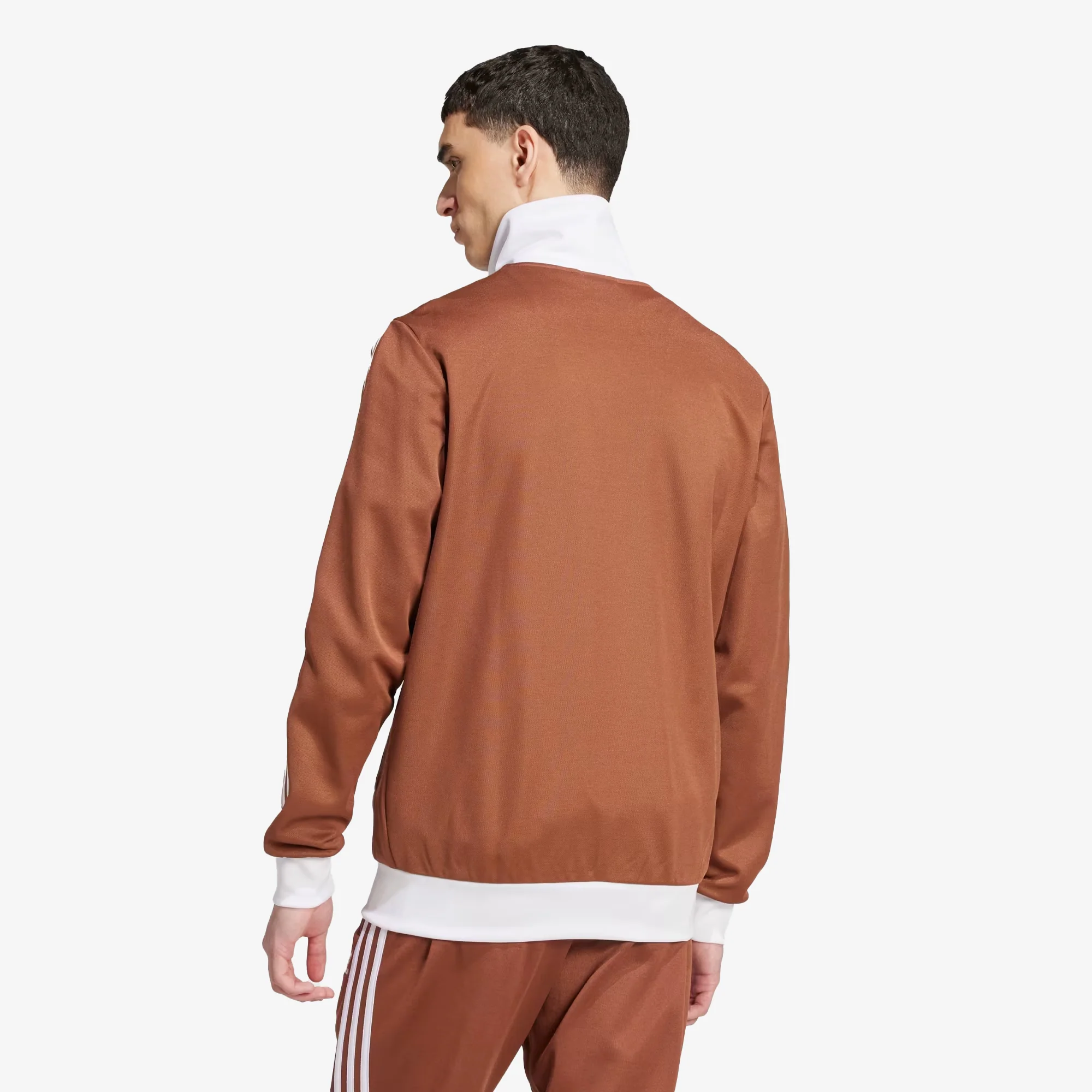 ADIDAS ORIGINALS | ADICOLOR CLASSICS BECKENBAUER TRACK TOP { PRELOVED BROWN - Image 3