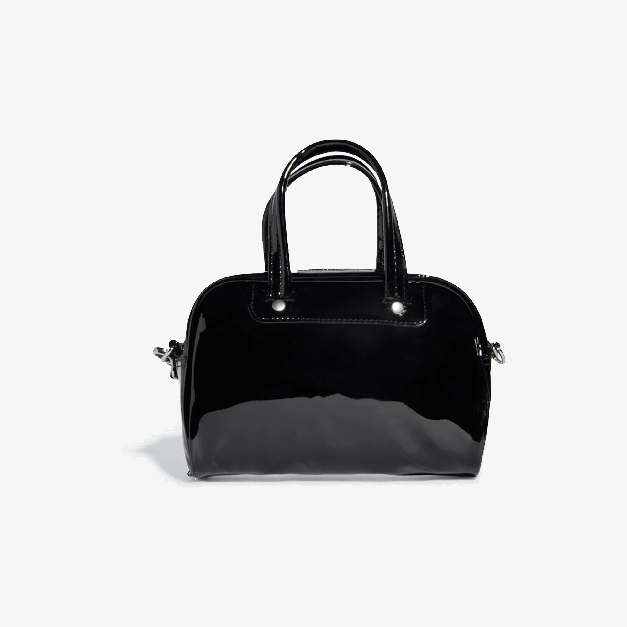 ADIDAS ORIGINALS | ADICOLOR MINI BOWLING BAG { BLACK/WHITE - Image 2