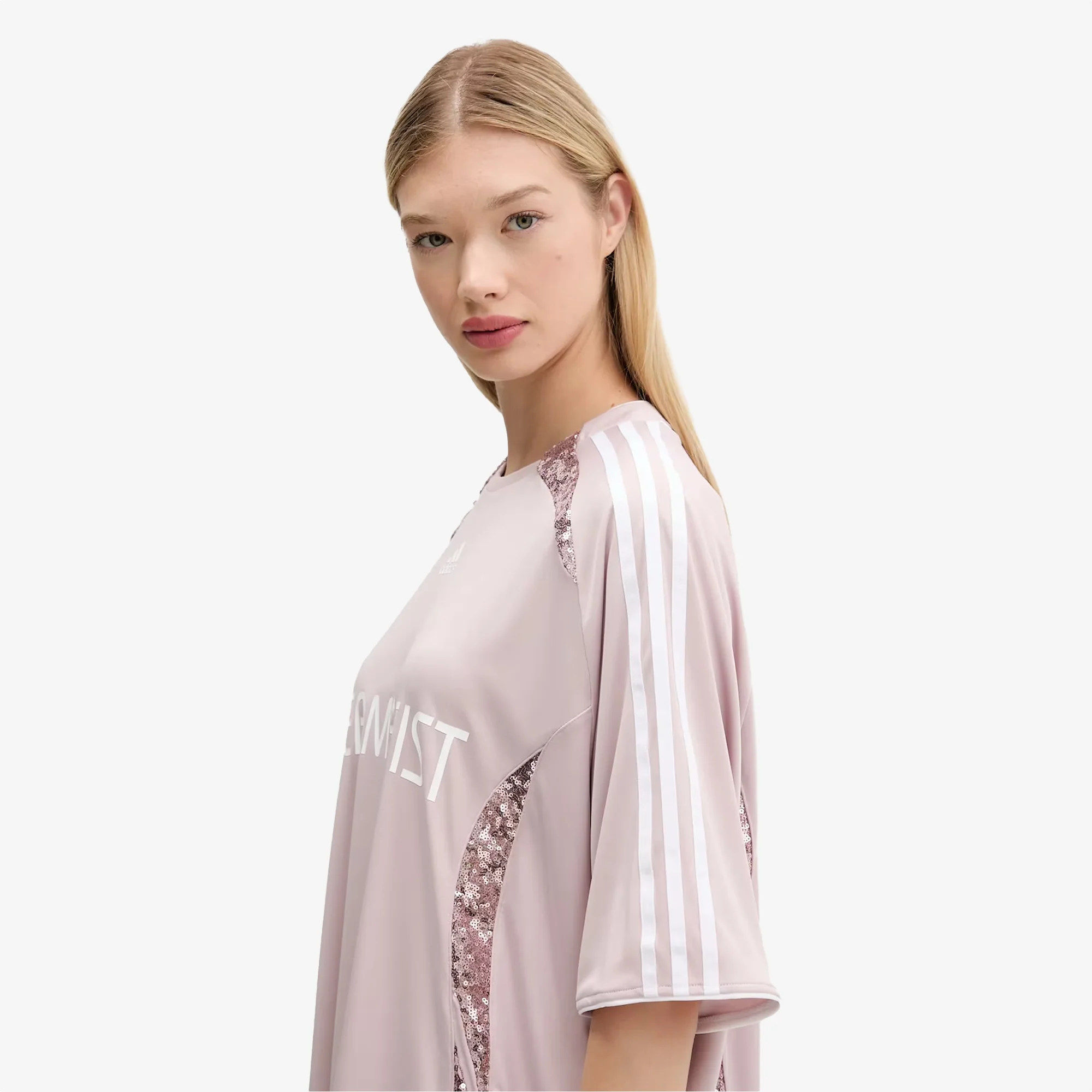 Adidas Originals | ADILENIUM SEASON 4 TEAMGEIST OVERSIZED JERSEY { NEW ROSE - Image 3