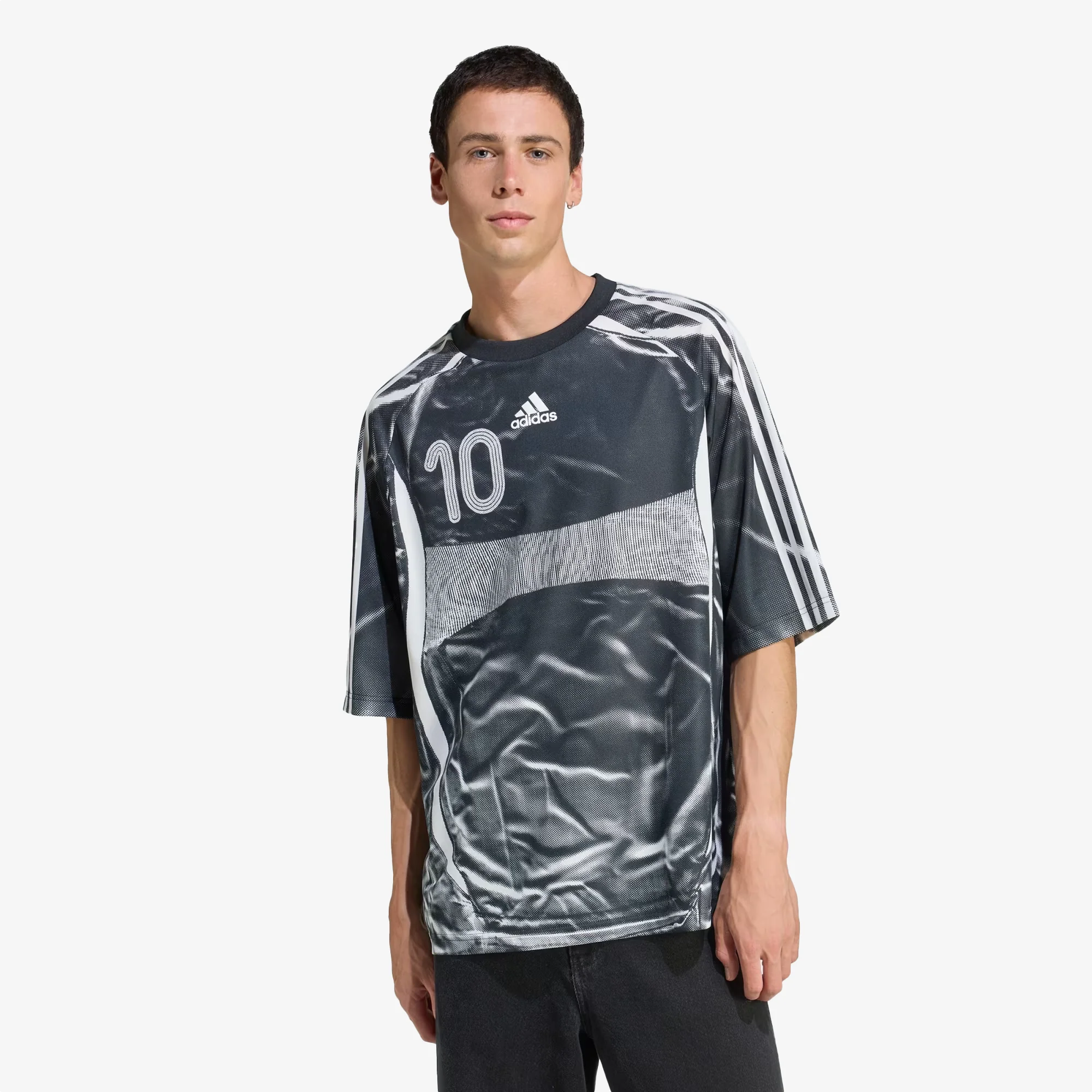 Adidas Originals | ADILENIUM SEASON 4 TEAMGEIST PRINTED JERSEY { BLACK